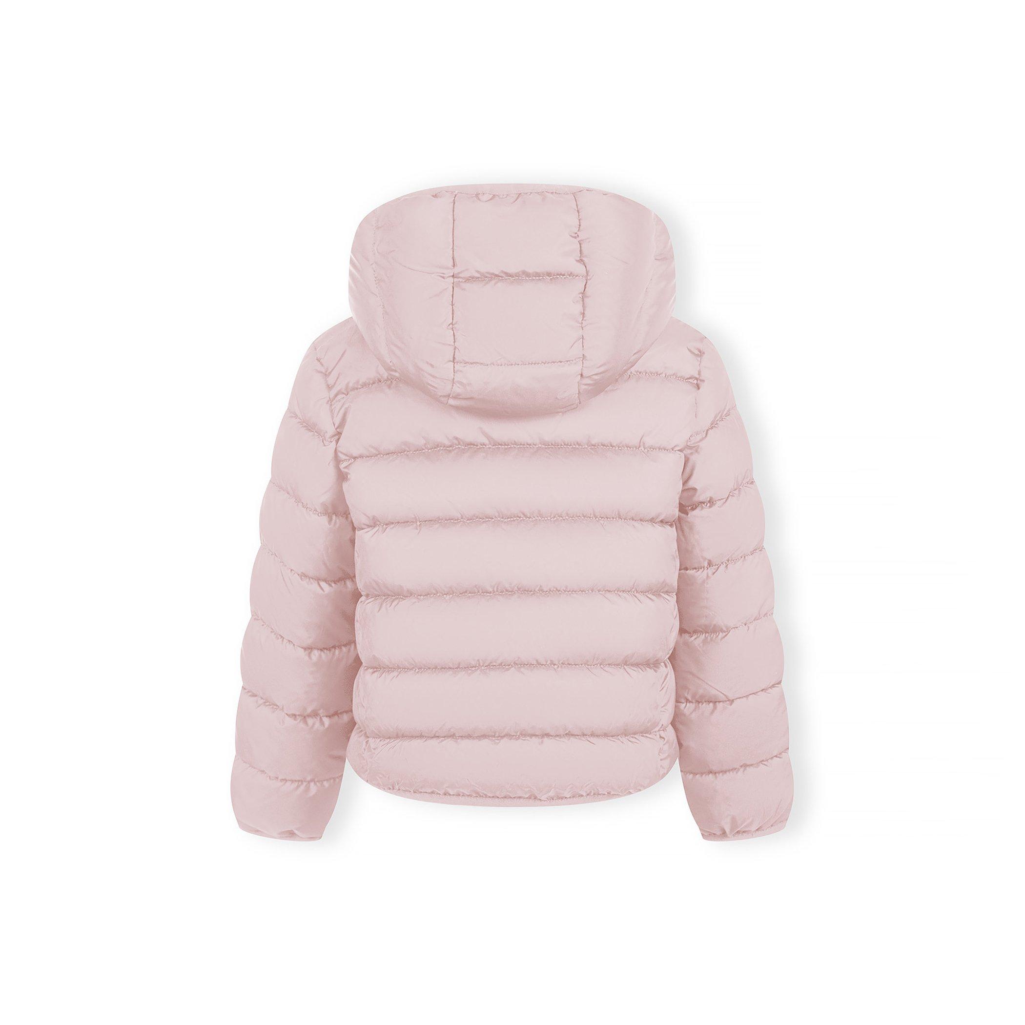 Rosa - Minoti - Girls quilted jacket with zip removable hood pink - 3