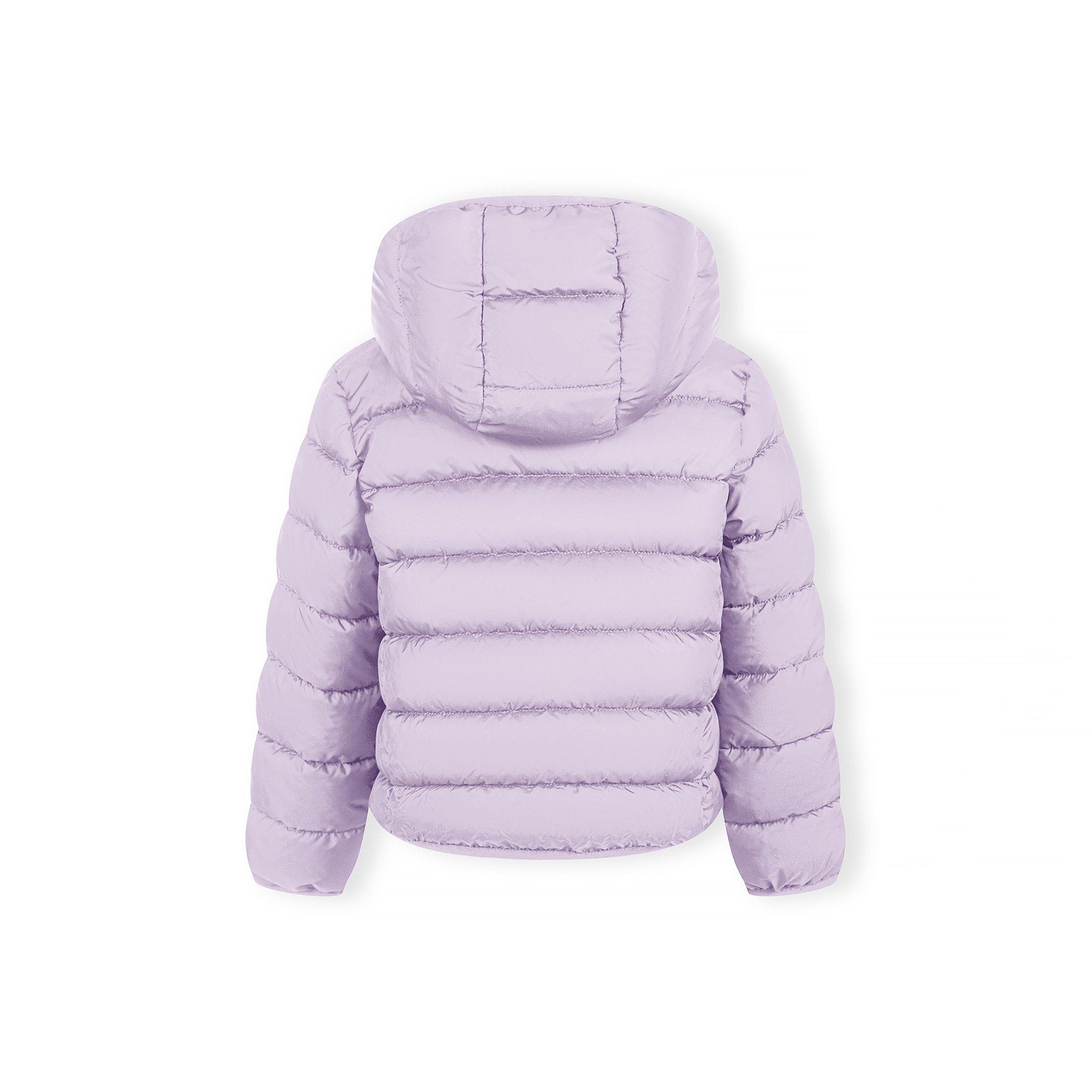 Ljubičasta. - Minoti - Girls quilted jacket detachable hood lilac - 3