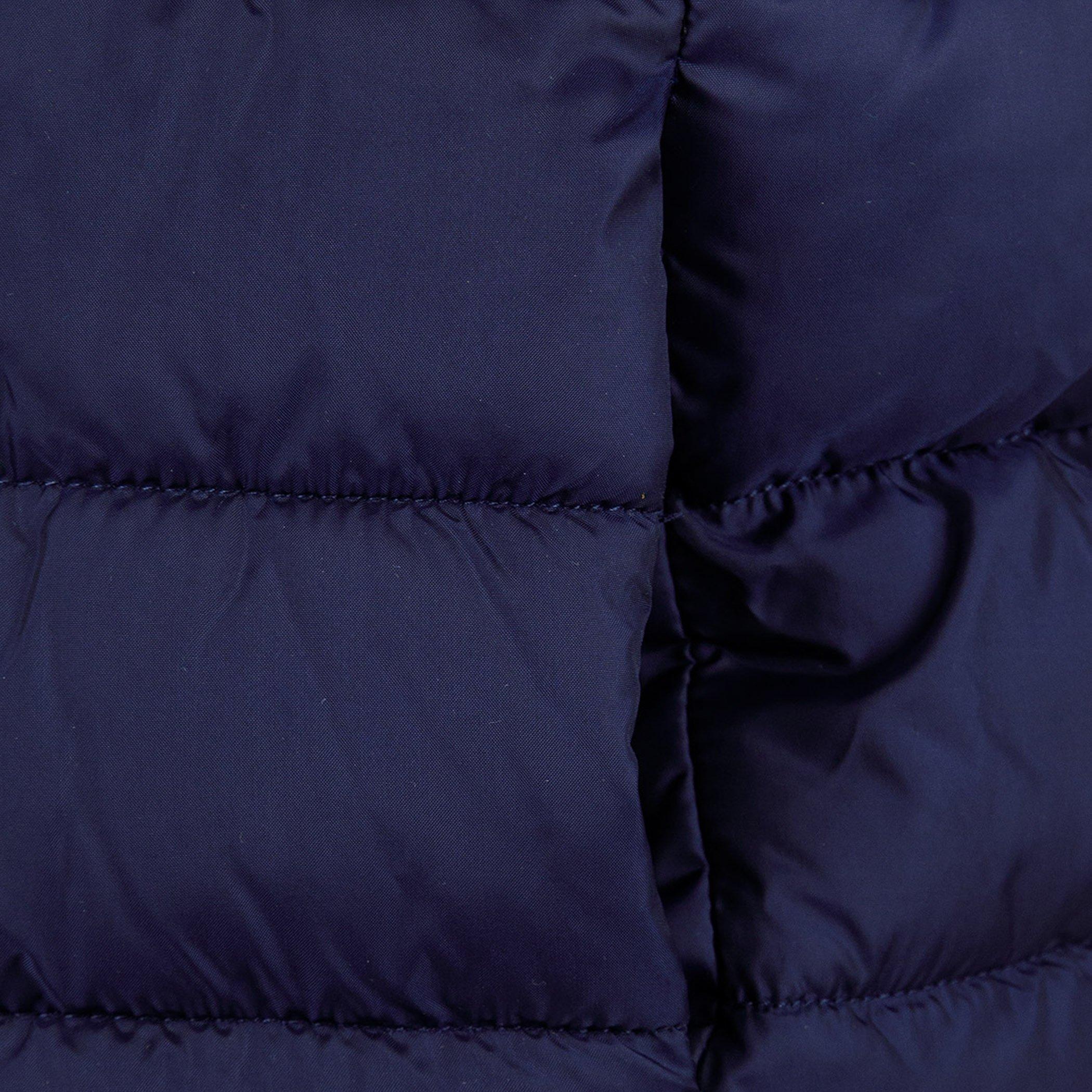 Tamno plava - Minoti - Girls quilted gilet full zip detachable hood navy - 6