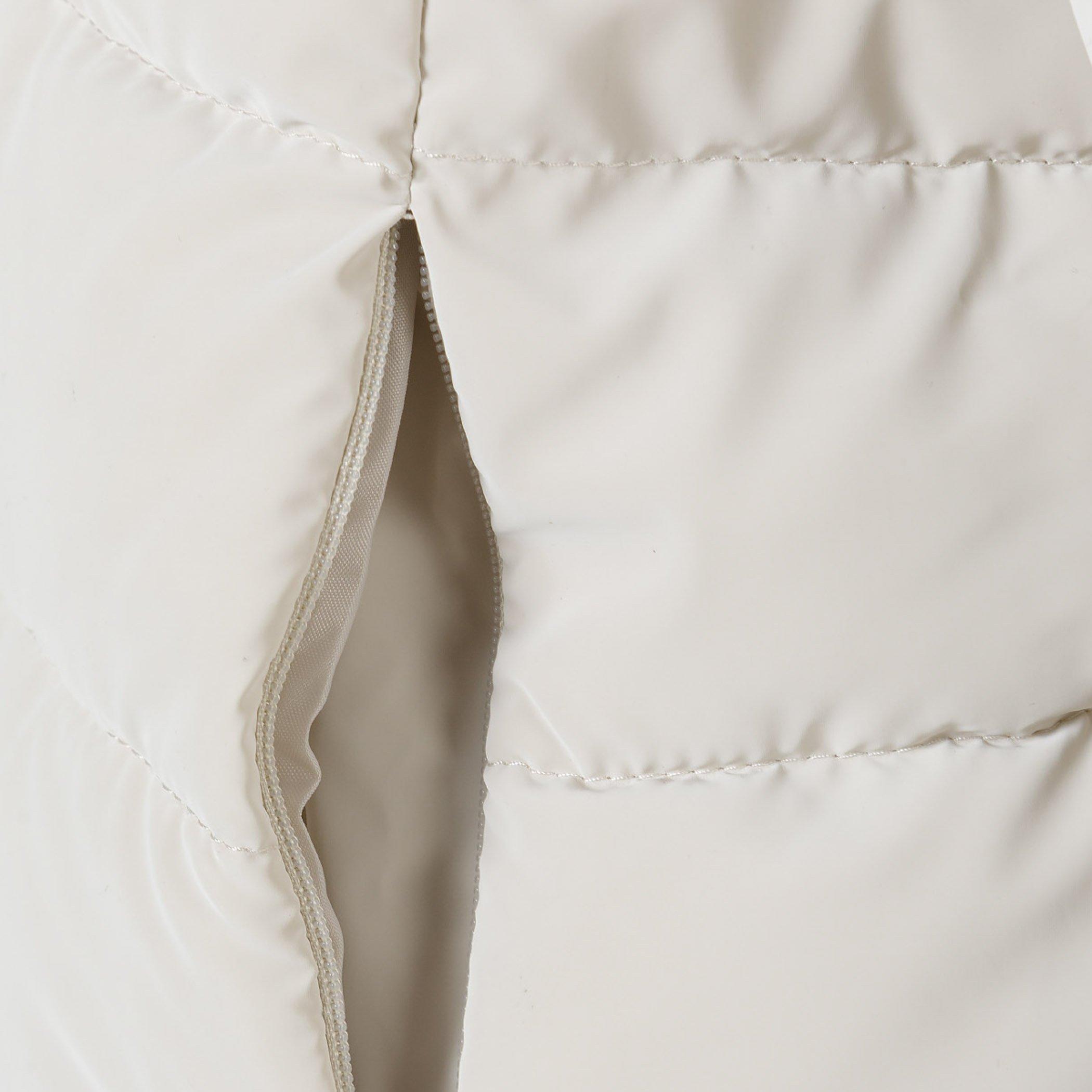 Pierre - Minoti - Girls padded jacket velvet feel grey - 6