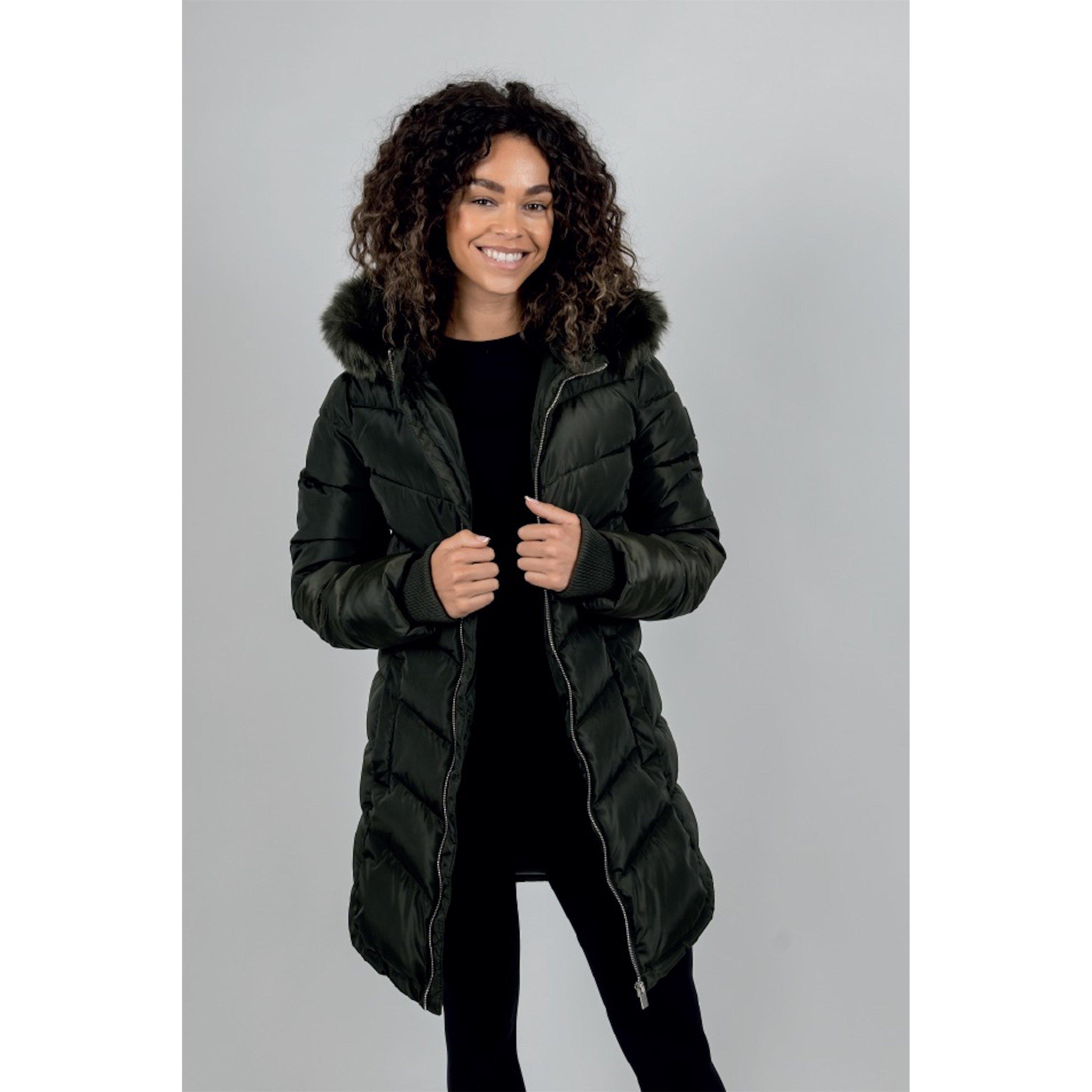 Caqui - Harvey and Jones - Quilted Coat Womens - 1
