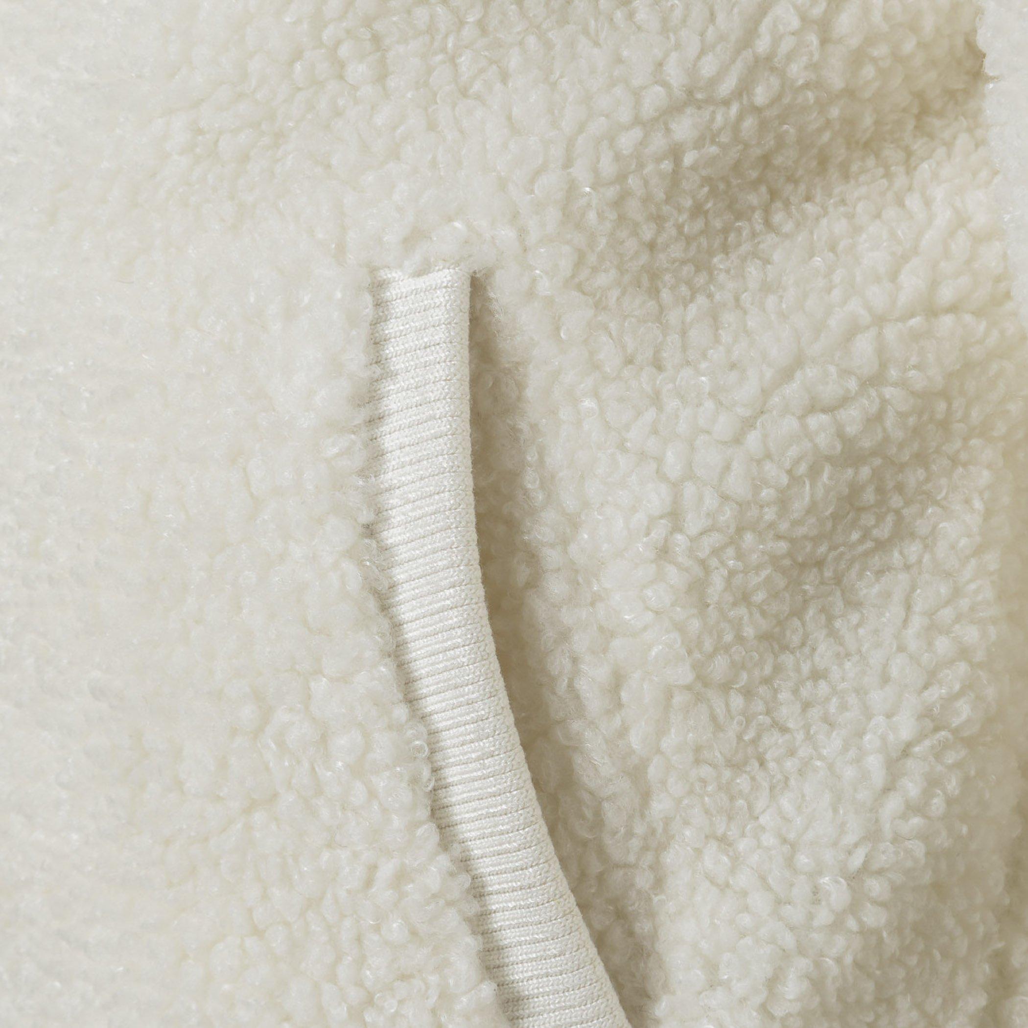 Off White - Minoti - Girls baseball jacket with snap-button closure cream - 5