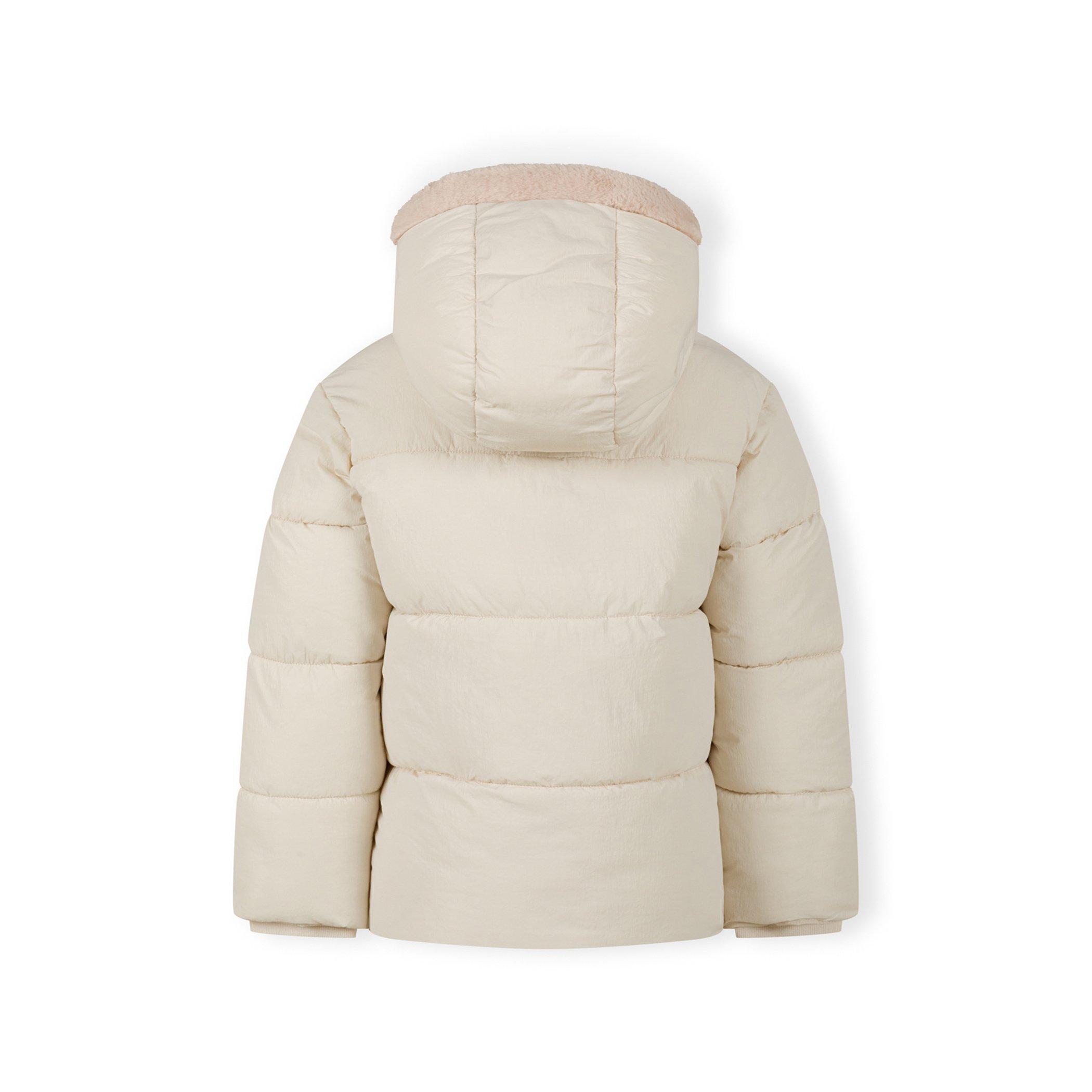 Stone - Minoti - Girls warm padded jacket with hood grey - 3