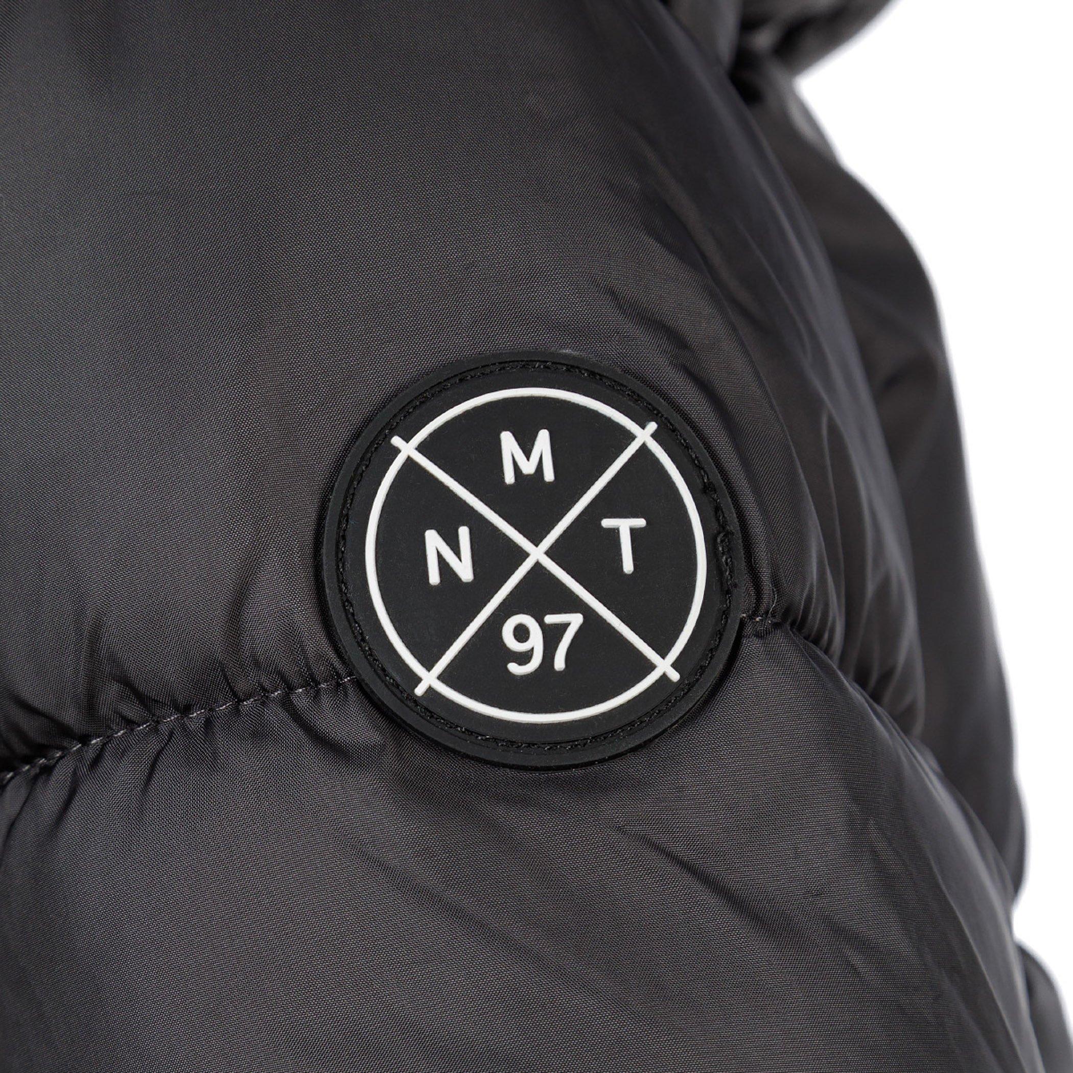 Charcoal - Minoti - Boys long padded coat with hood and snap details grey - 7