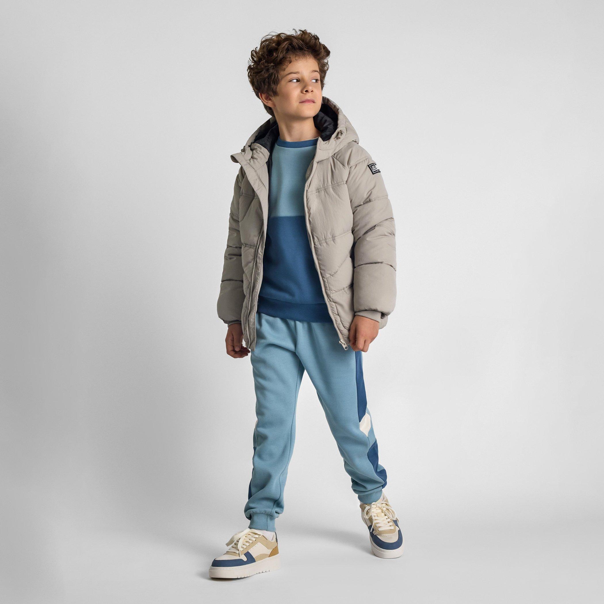 Grigio Chiaro - Minoti - Hooded Puffer Jn99 - 3