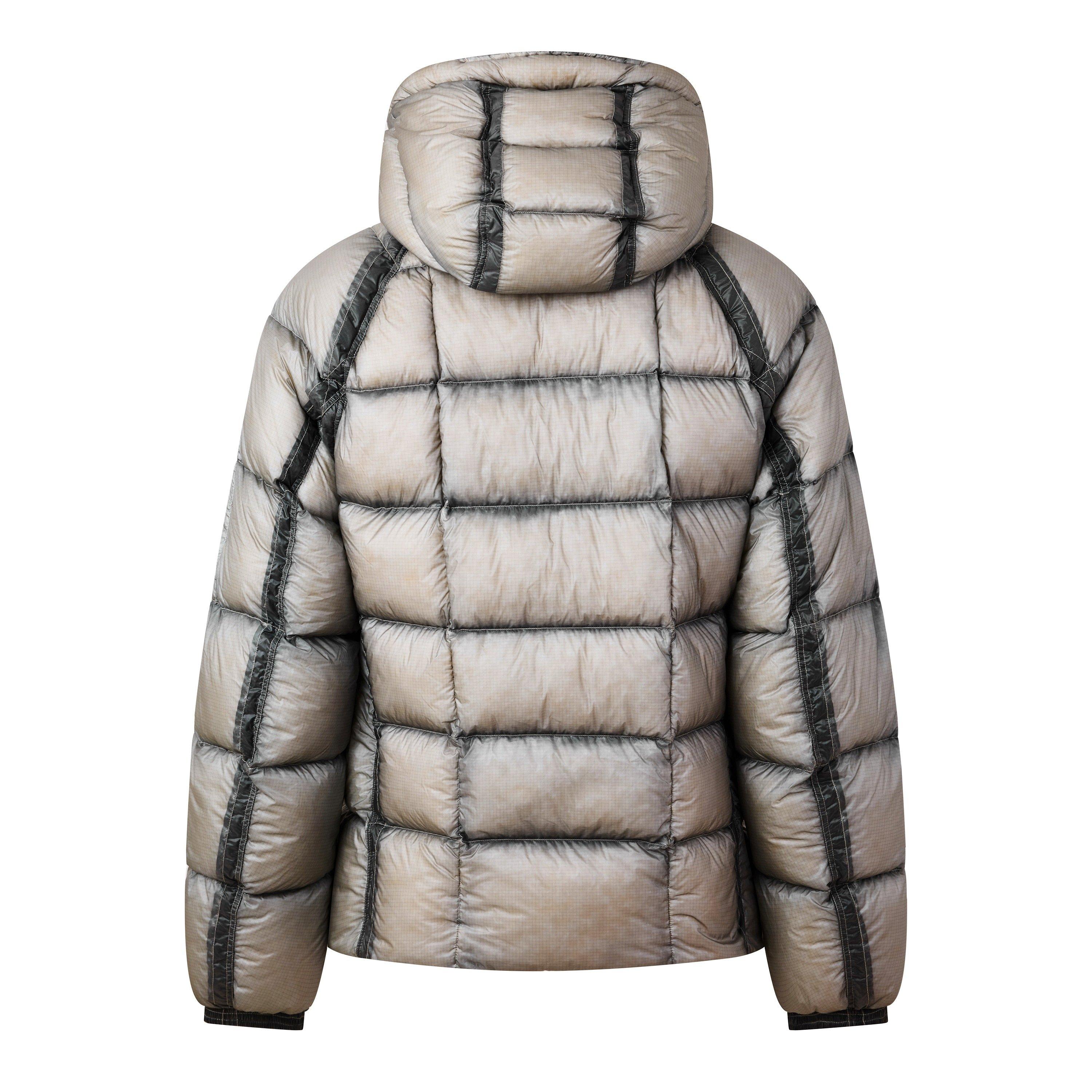 Flint Grey 936 - CP Company - Men's DD Shell Sn64 Duck Down Full-Zip Hooded Puffer Jacket - 2