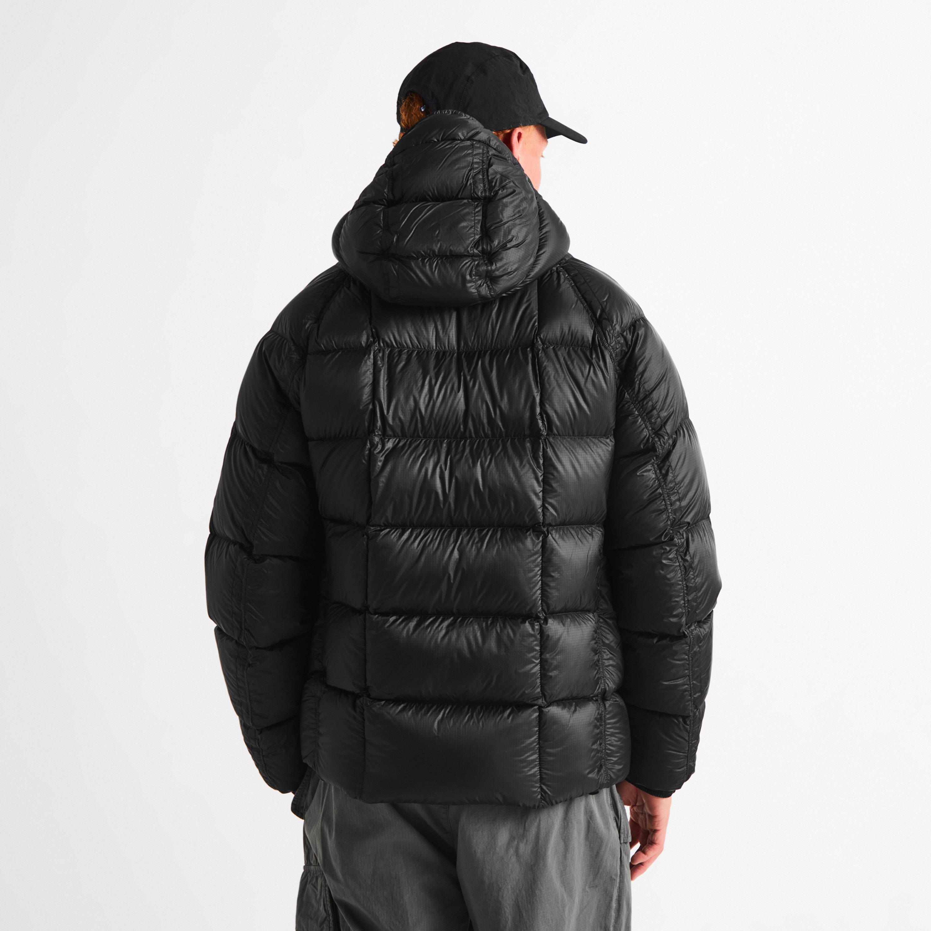 Black 999 - CP Company - Men's DD Shell Sn64 Duck Down Full-Zip Hooded Puffer Jacket - 4
