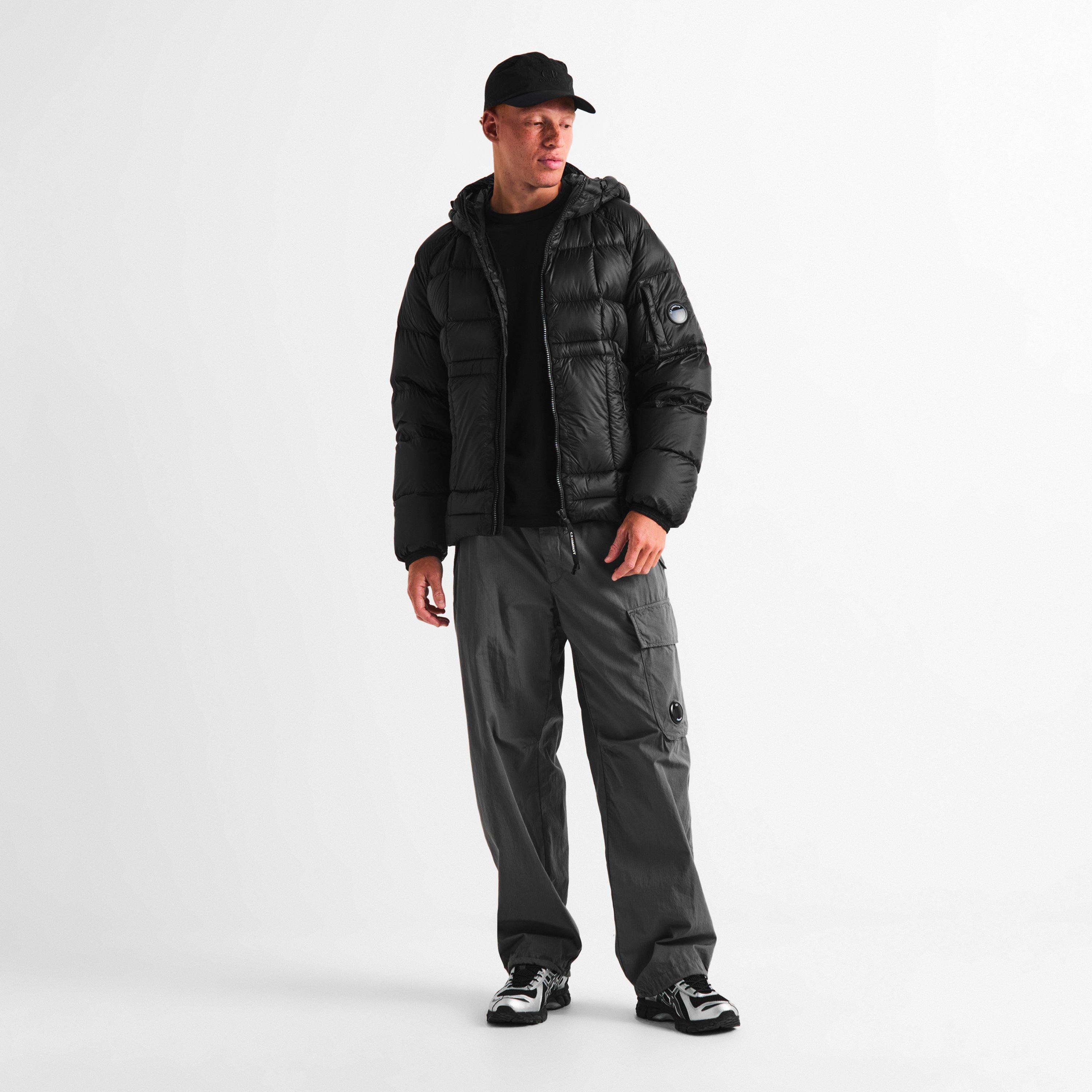 Black 999 - CP Company - Men's DD Shell Sn64 Duck Down Full-Zip Hooded Puffer Jacket - 6