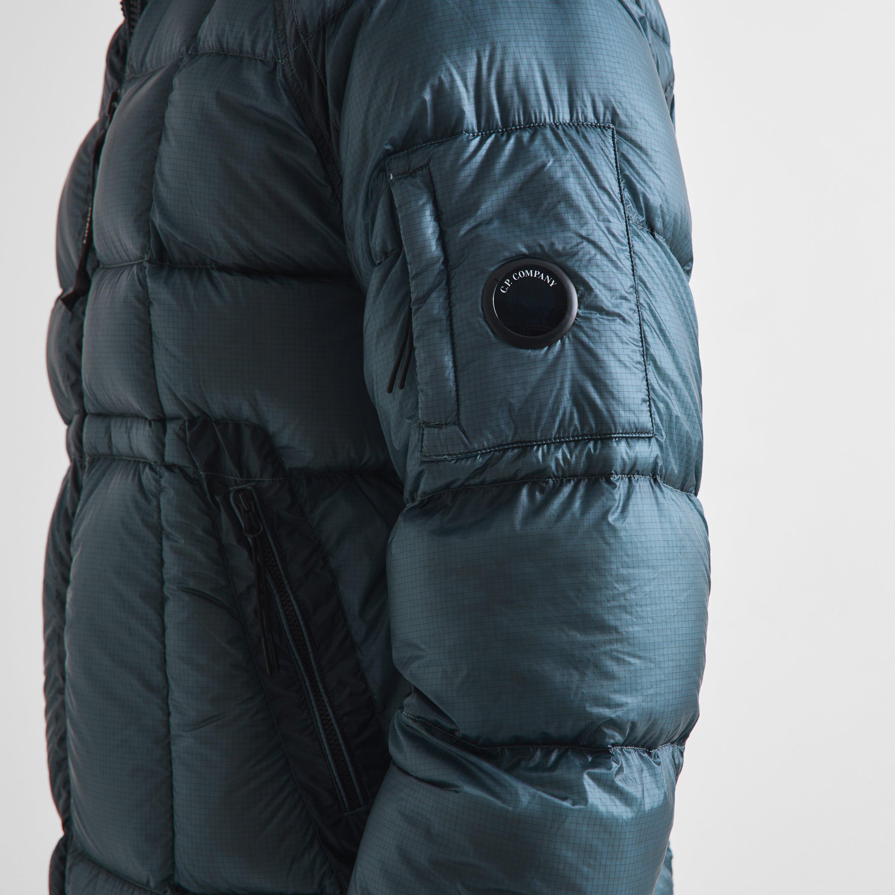 Orion Blue 871 - CP Company - Men's DD Shell Sn64 Duck Down Full-Zip Hooded Puffer Jacket - 5