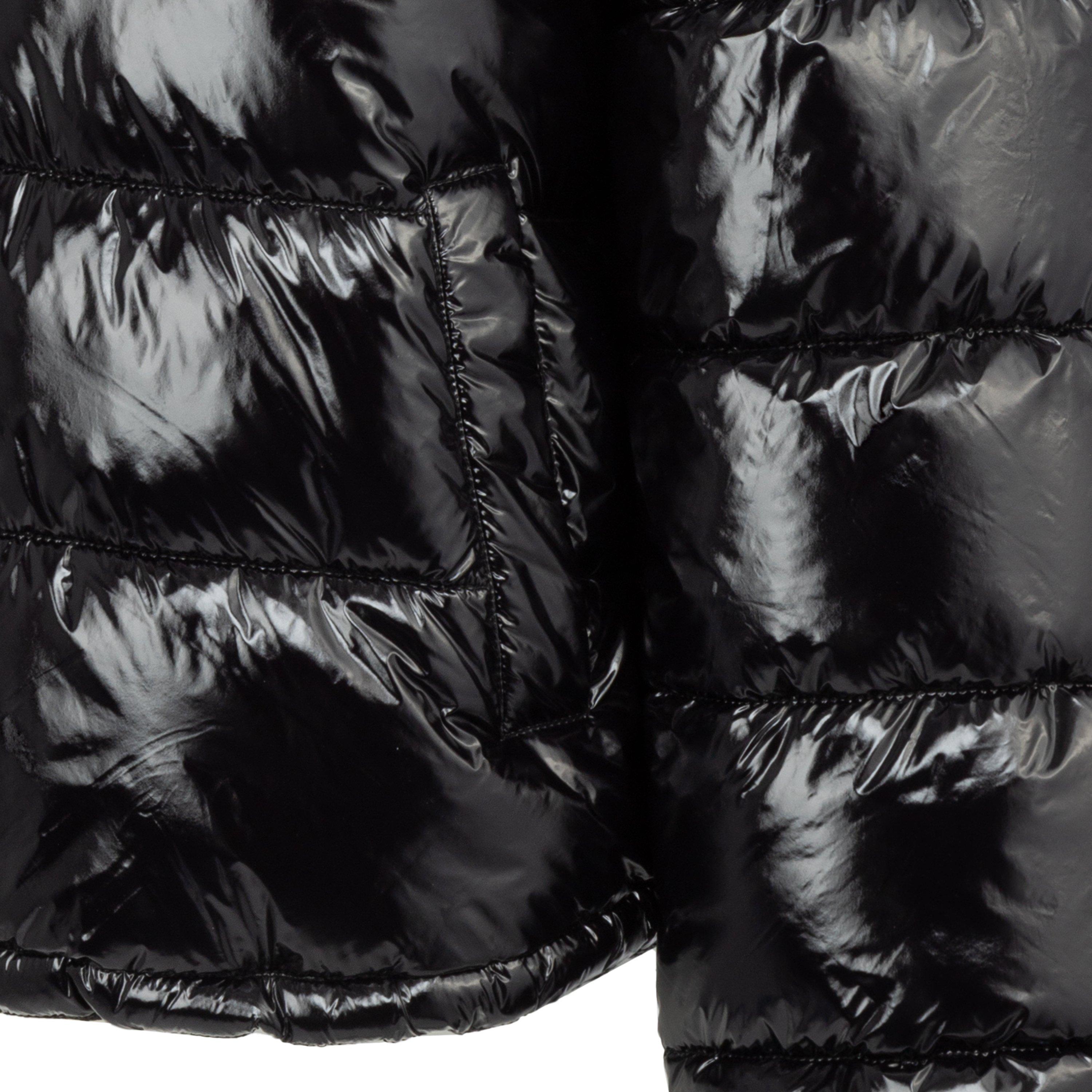 Crna - Firetrap - Hi Shine Water Resistant Hooded Short Puffer Jacket - 4