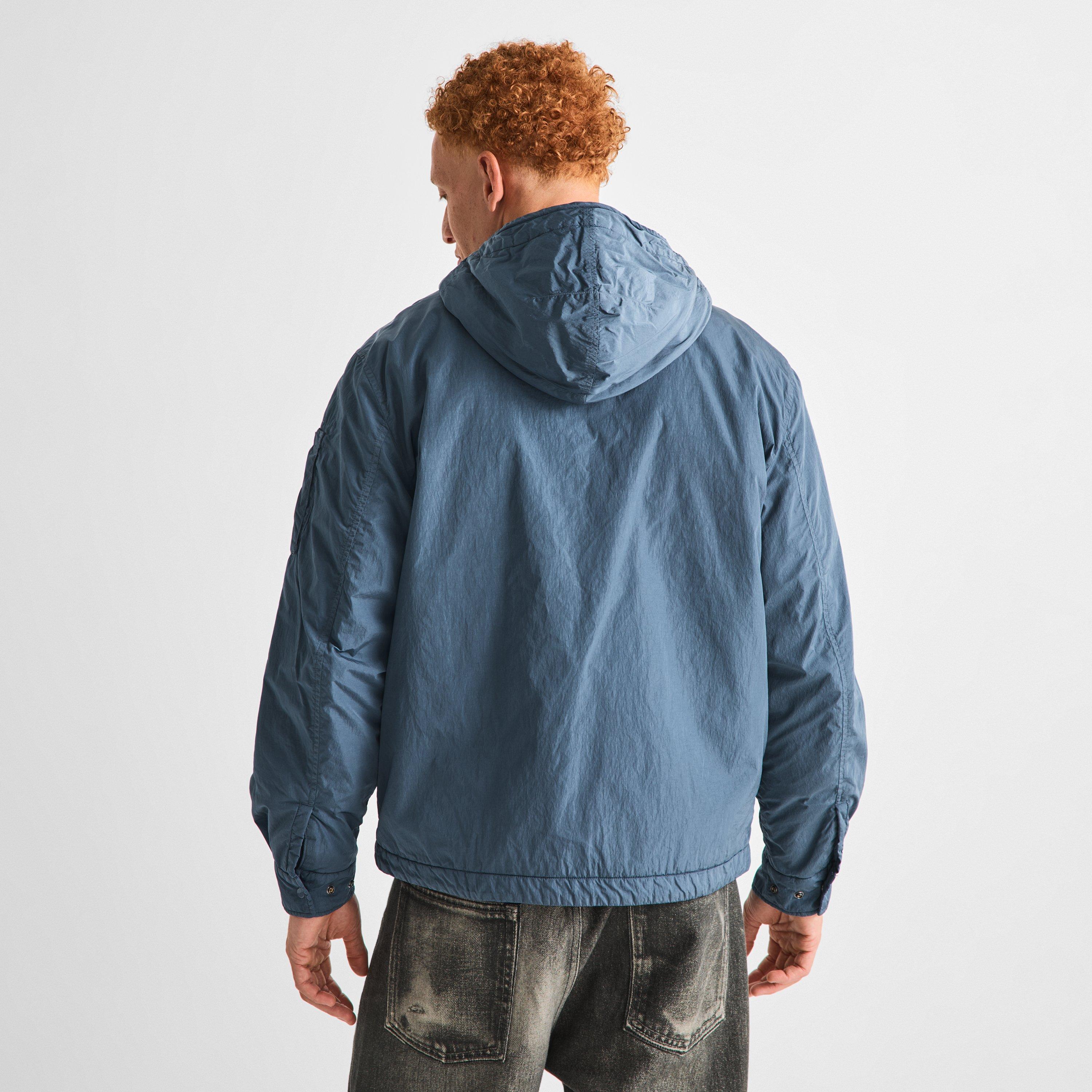 Orion Blue 871 - CP Company - Men's Chrome-R Full-Zip Hooded Puffer Jacket - 4