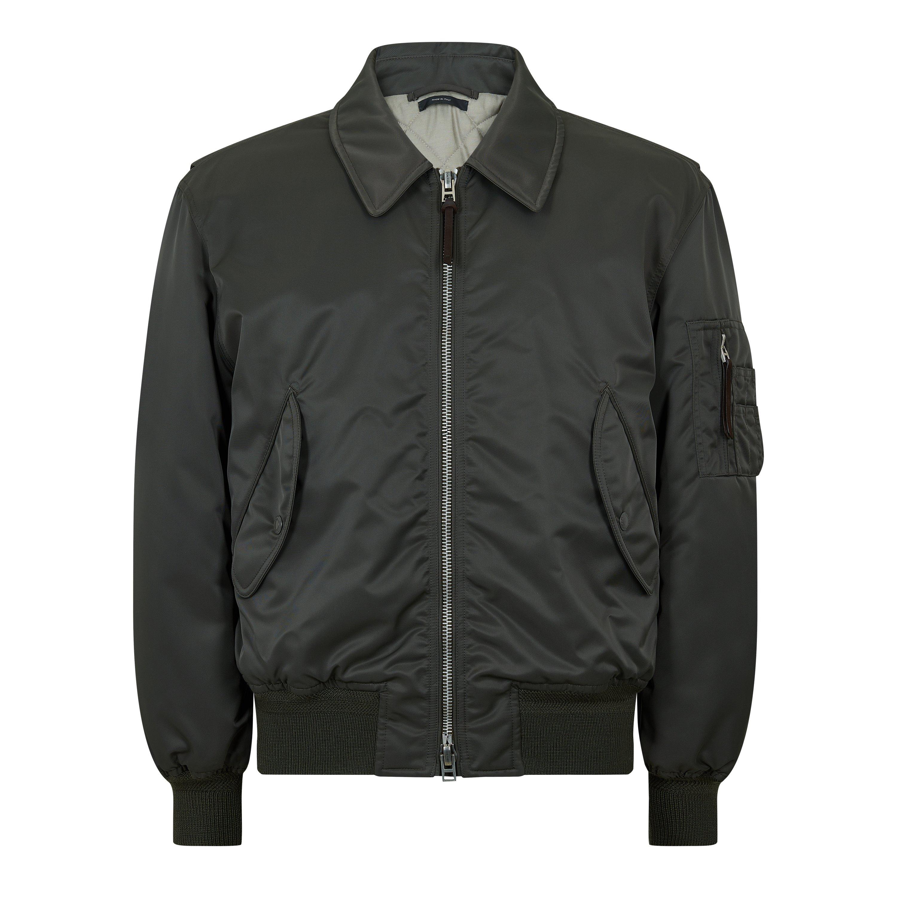 Tom Ford Men's Bomber Jacket - Military Green - XL