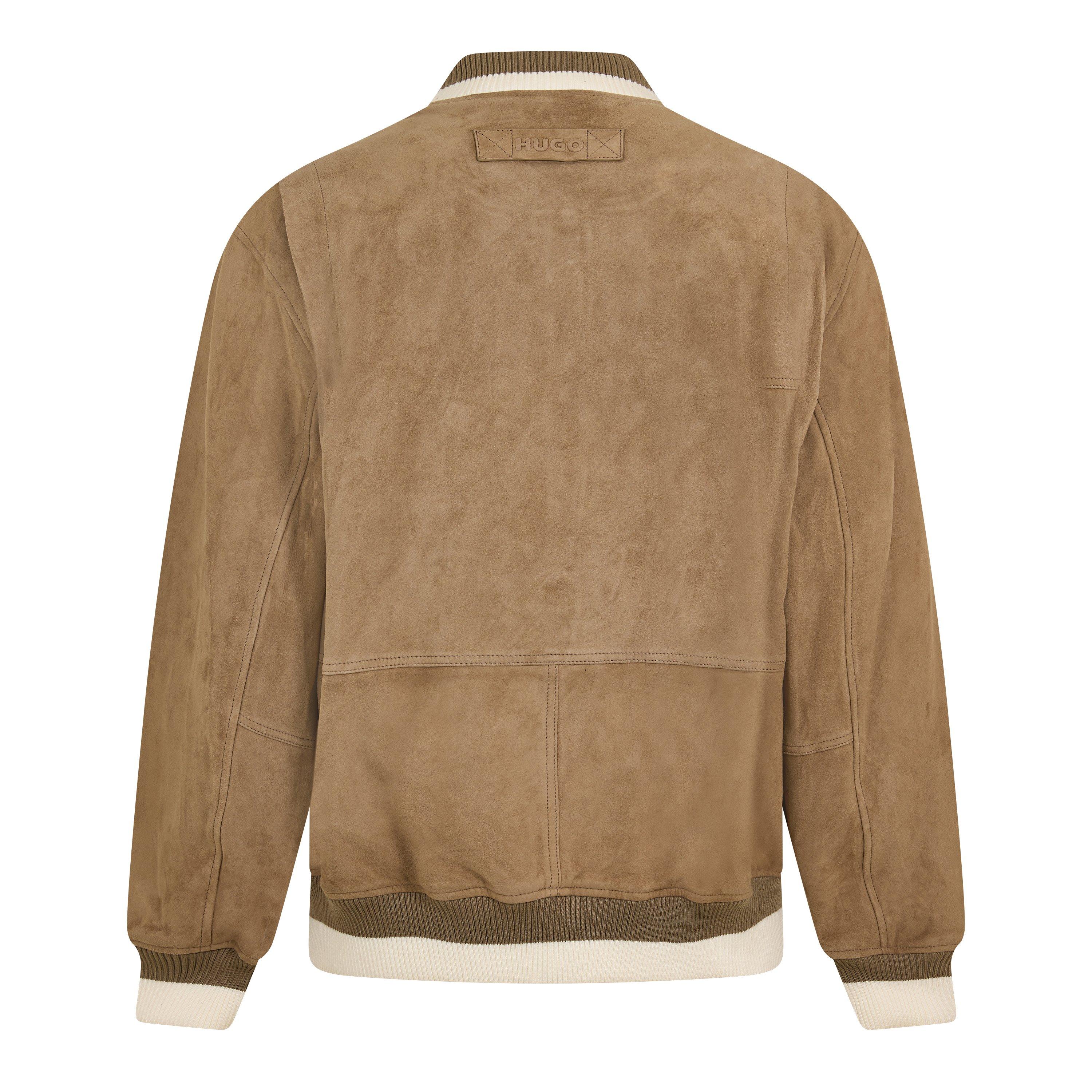 Medium Brown - Hugo - Ledam 10267246 01 Leather Jacket Mens - 2