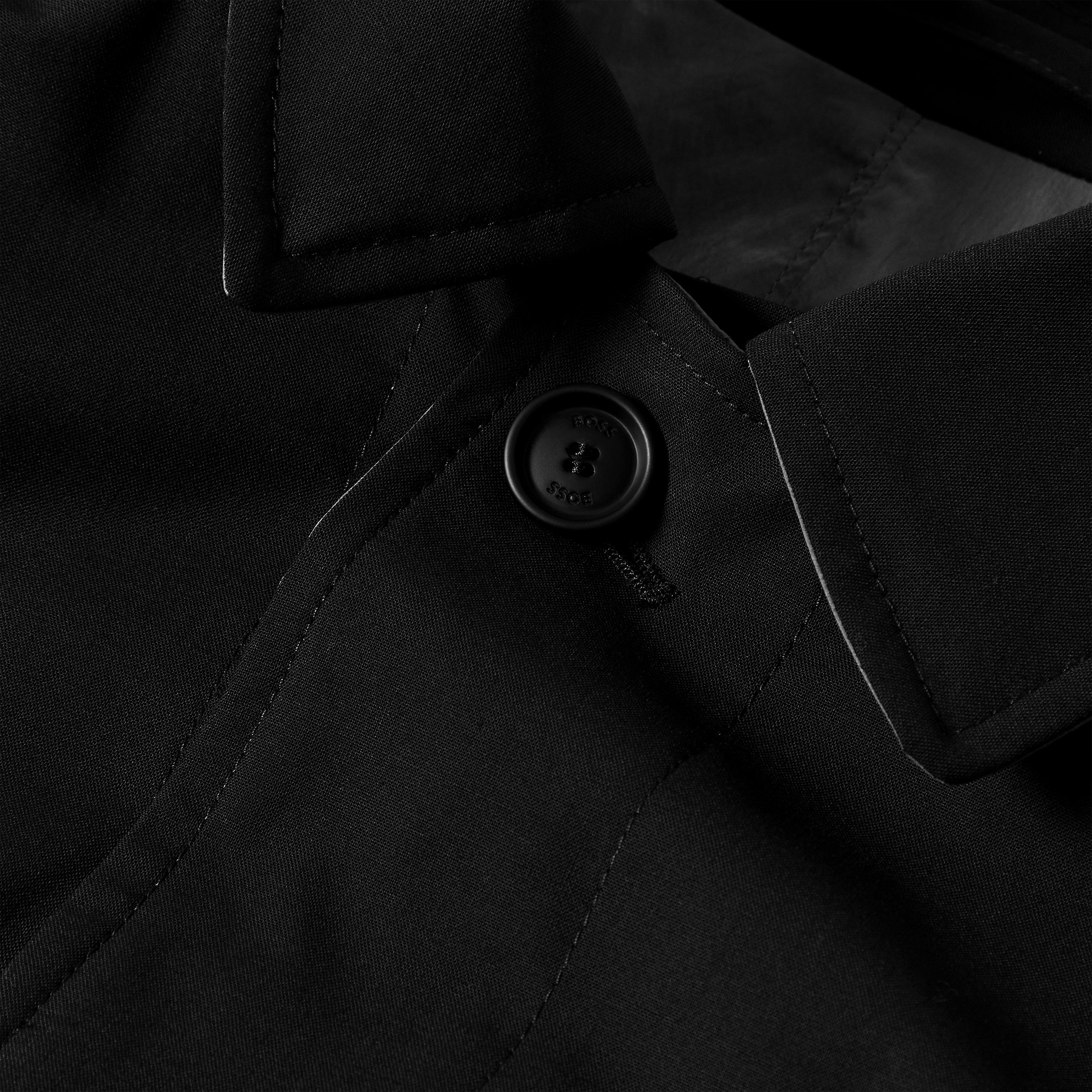 Jared Rv Boss Black Men's P Jared Rvs Overcoat | Sports Direct