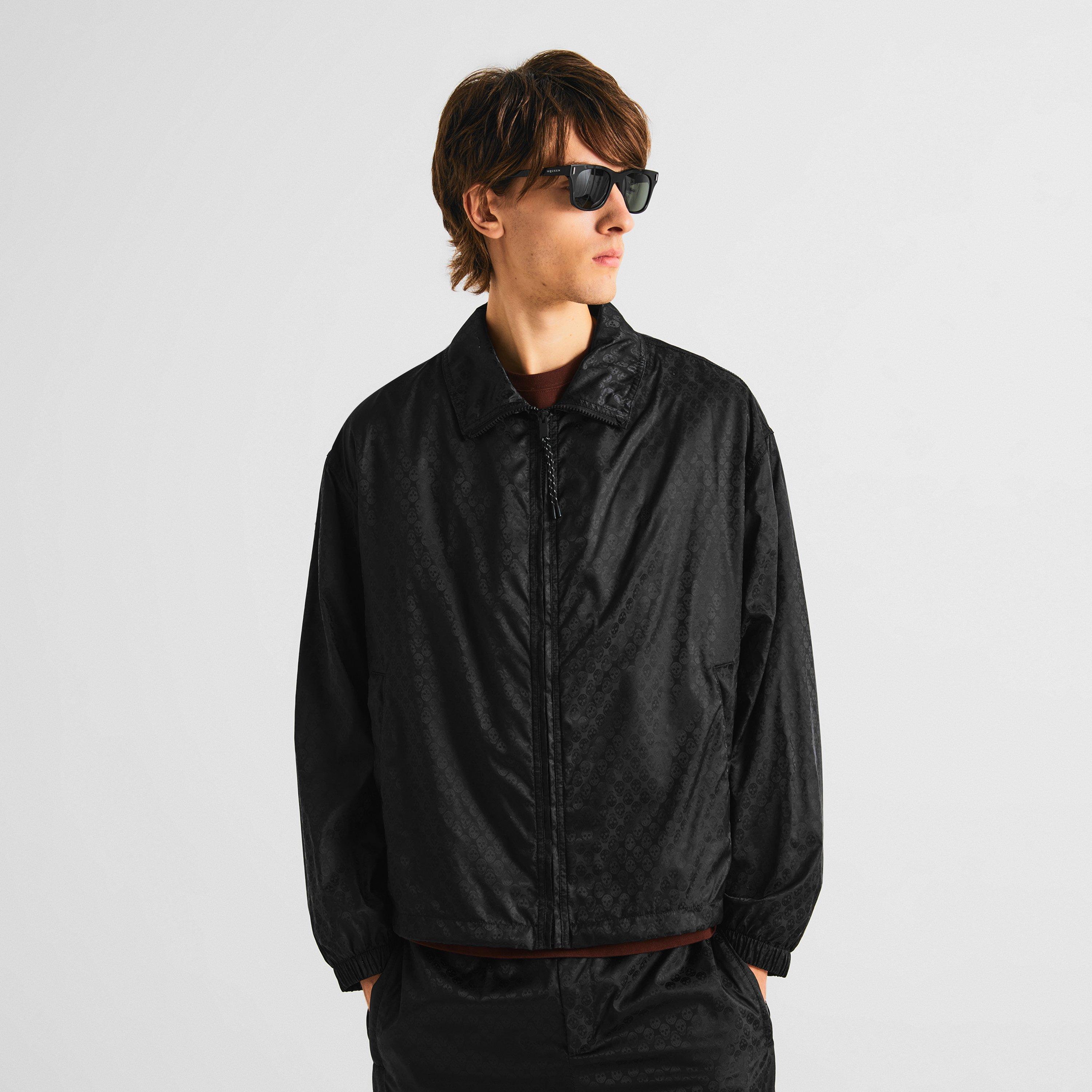 Black - Alexander McQueen - Alex Nylon Skull Jkt Sn63 - 3