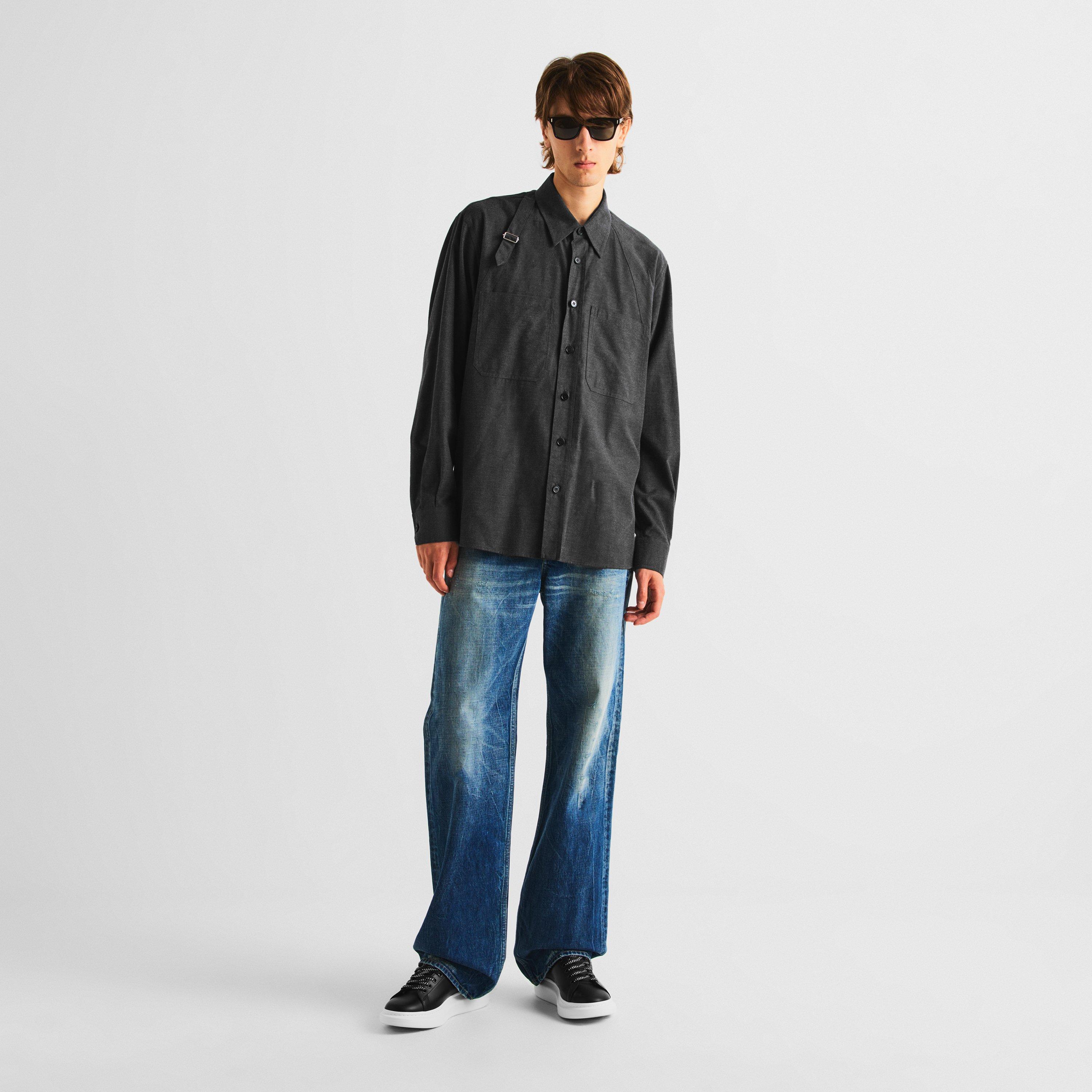 Charcoal - Alexander McQueen - Alex Harness Flannel Sn63 - 6