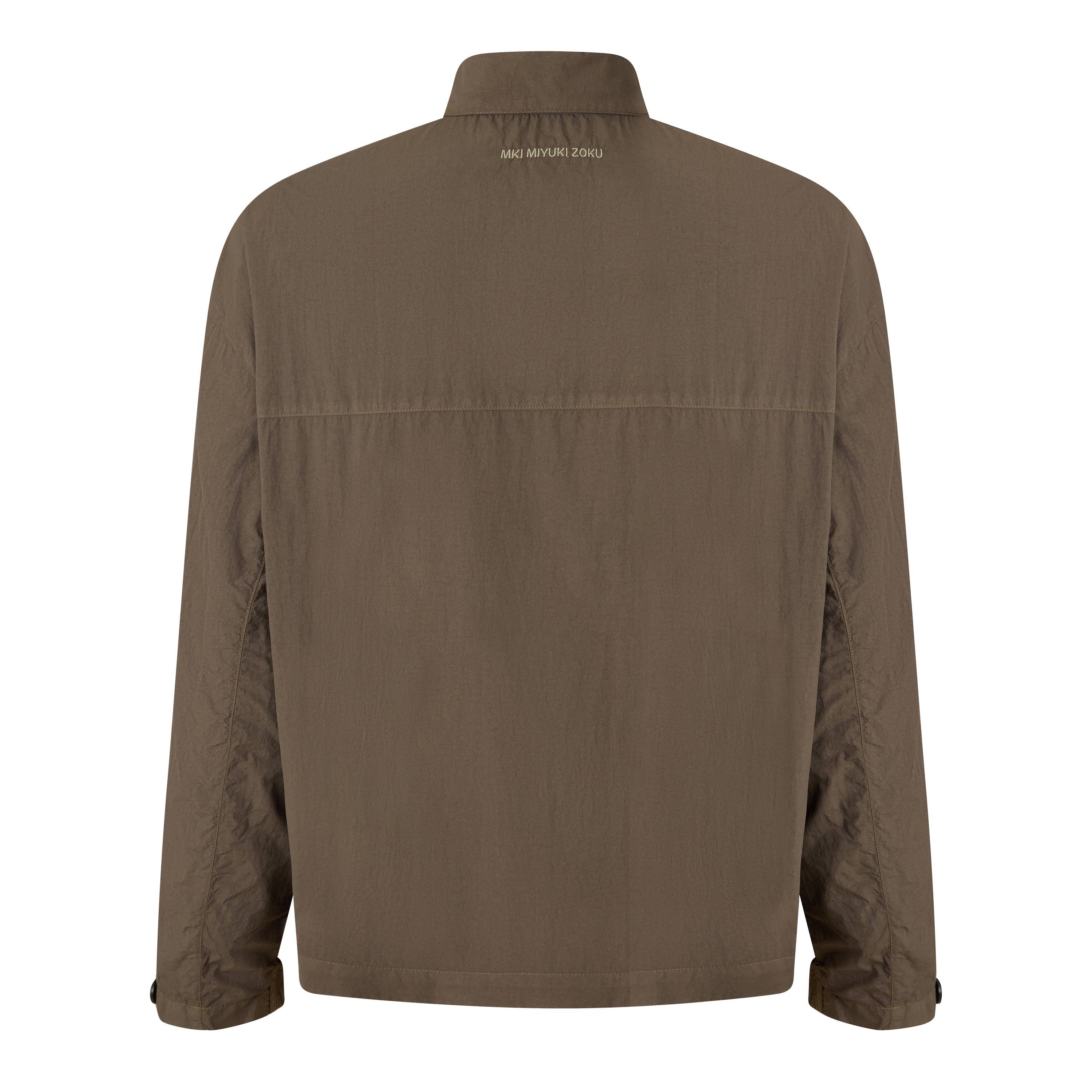 Deep Khaki - MKI MIYUKI ZOKU - Men's Box Overshirt - 2