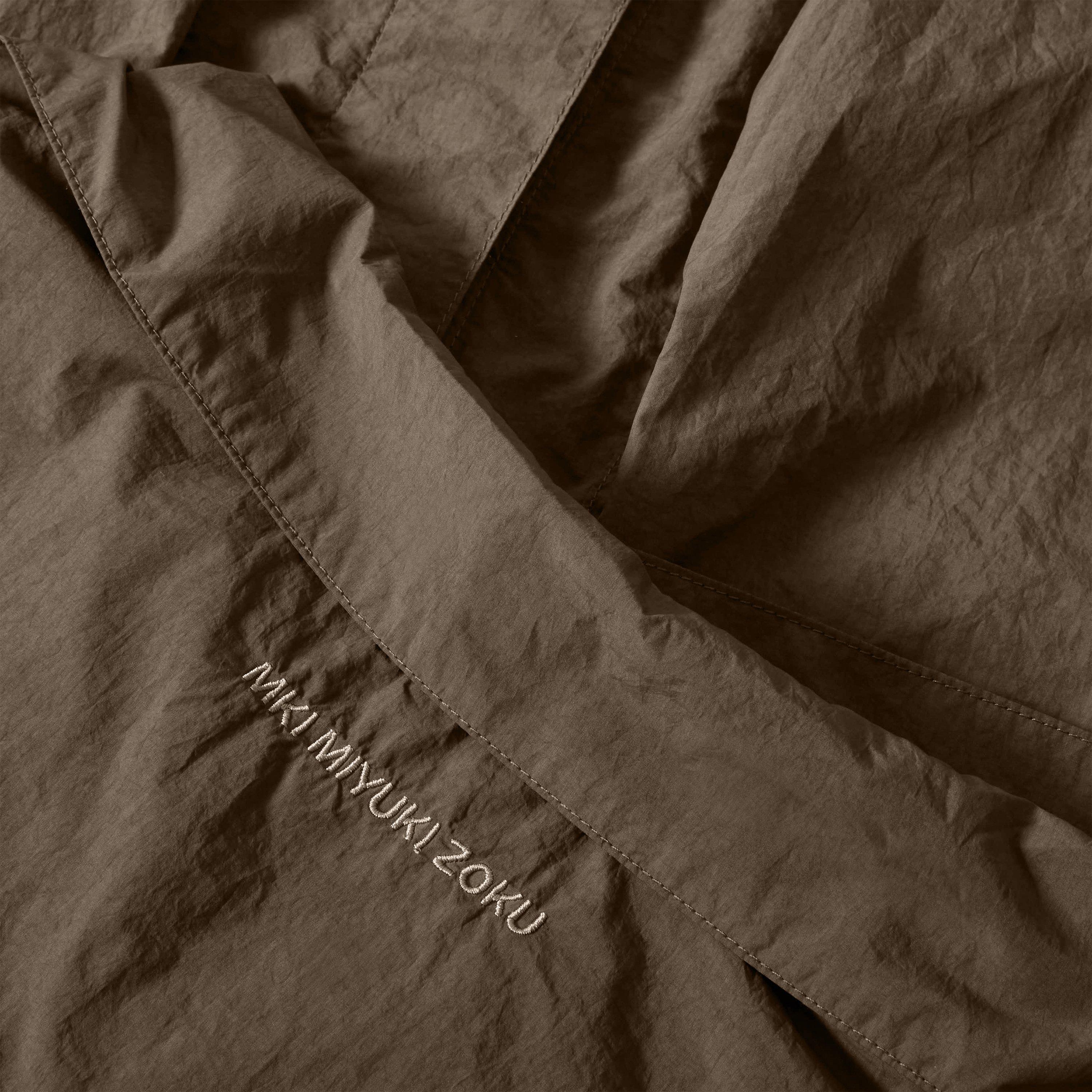 Deep Khaki - MKI MIYUKI ZOKU - Men's Box Overshirt - 3