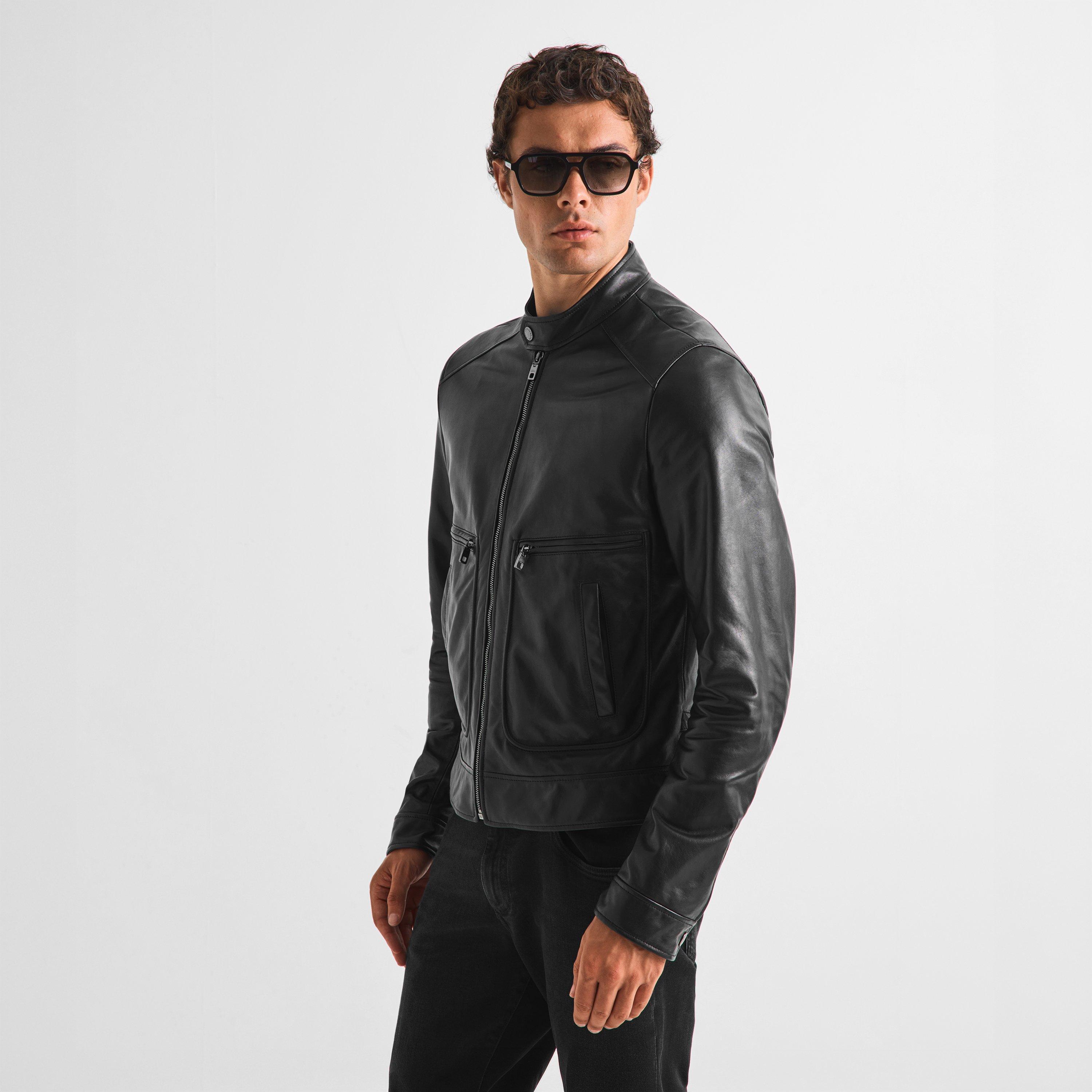 Black - Dolce and Gabbana - DG DNA Leather Jkt Sn63 - 3