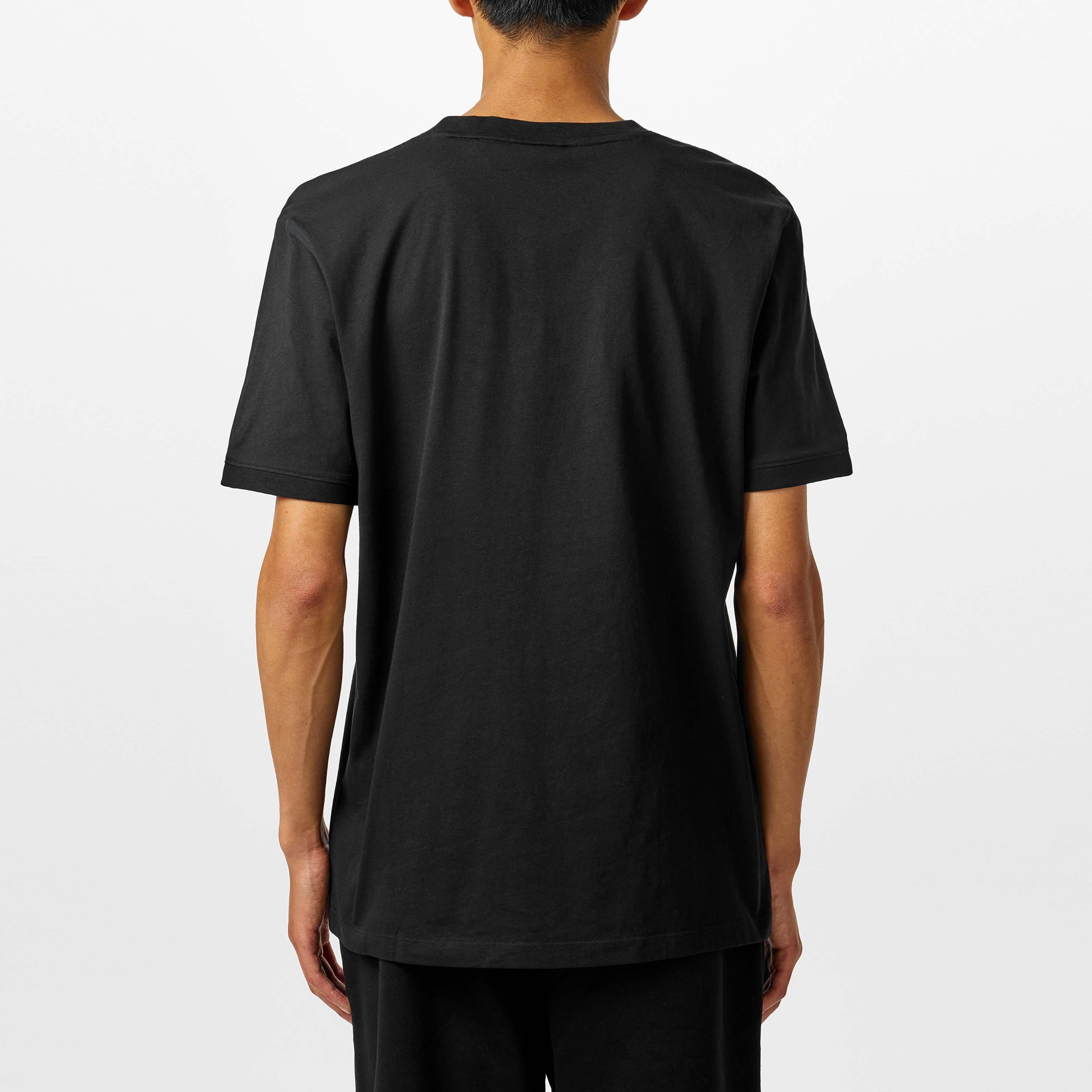 Black 001 - Hugo - Mens Regular Fit Diragolino T-Shirt - 4