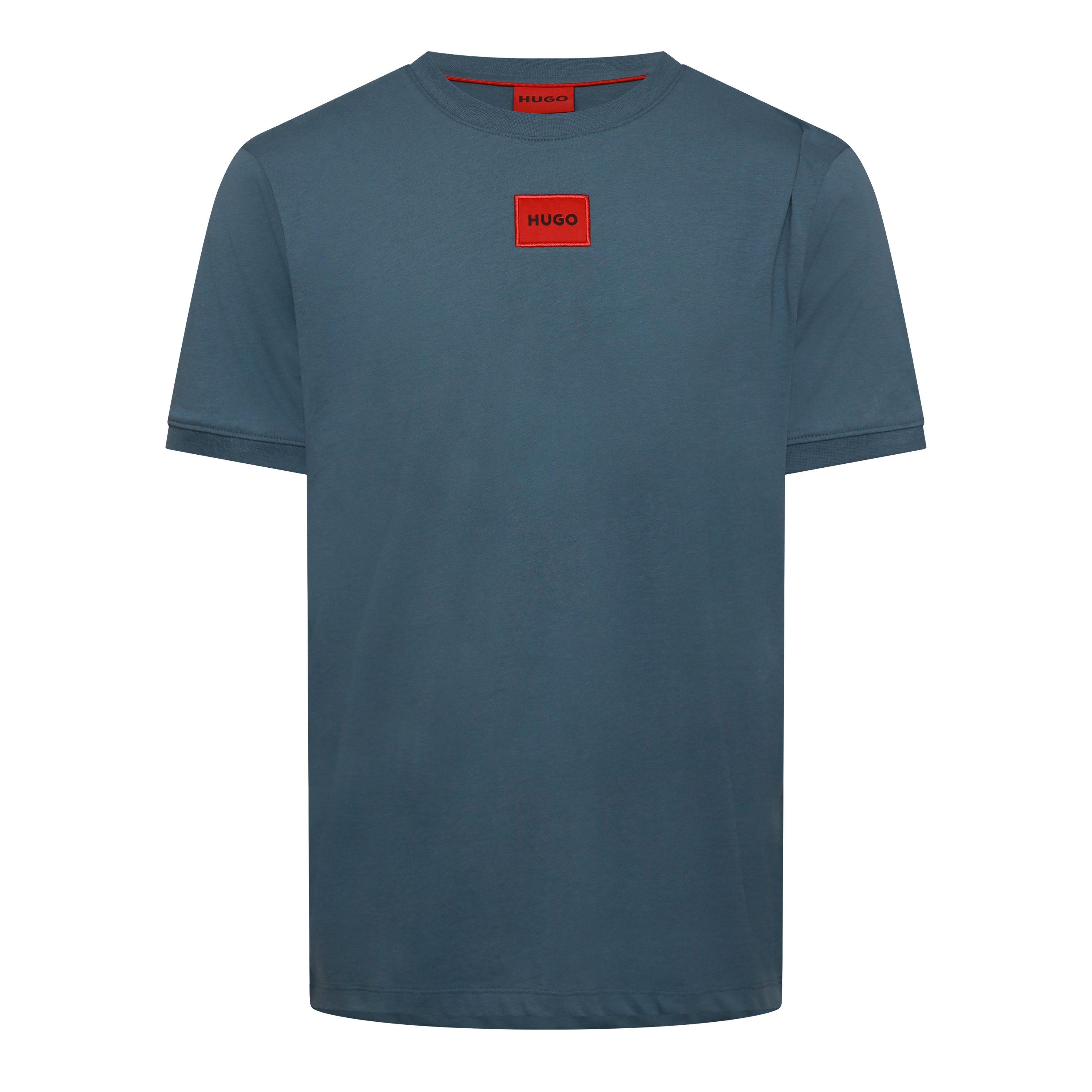 Hugo Mens HUGO Diragolino Contemporary T-Shirt with Logo Detail