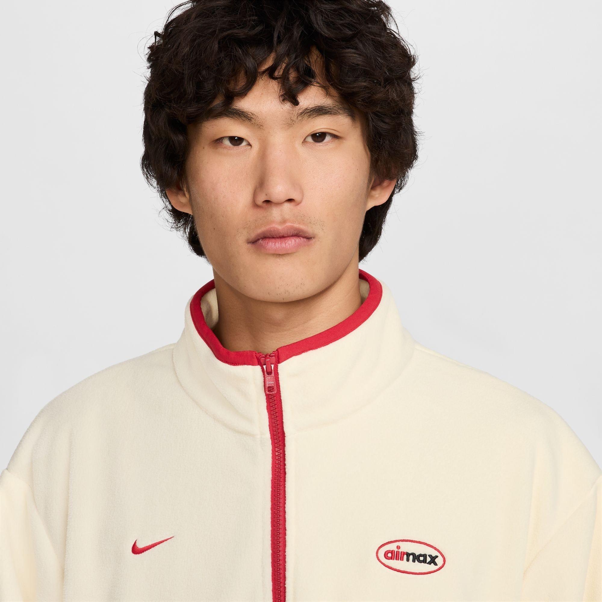 Cream/Red - Nike - LFC Mens Football Fleece Jacket - 3