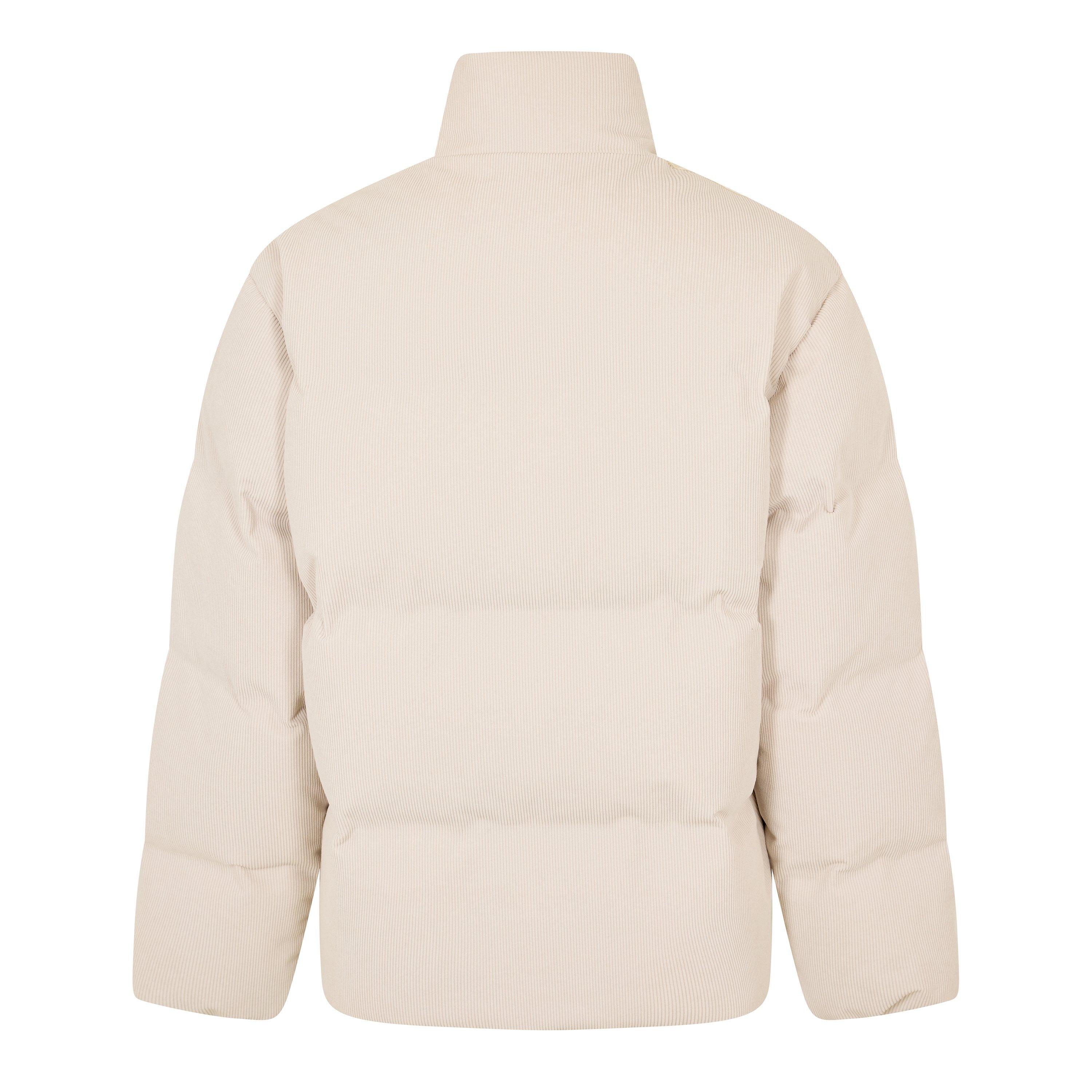 Ivory/Off White - Palm Angels - Men's Tree Logo Corduroy Down Short Puffer Jacket - 2