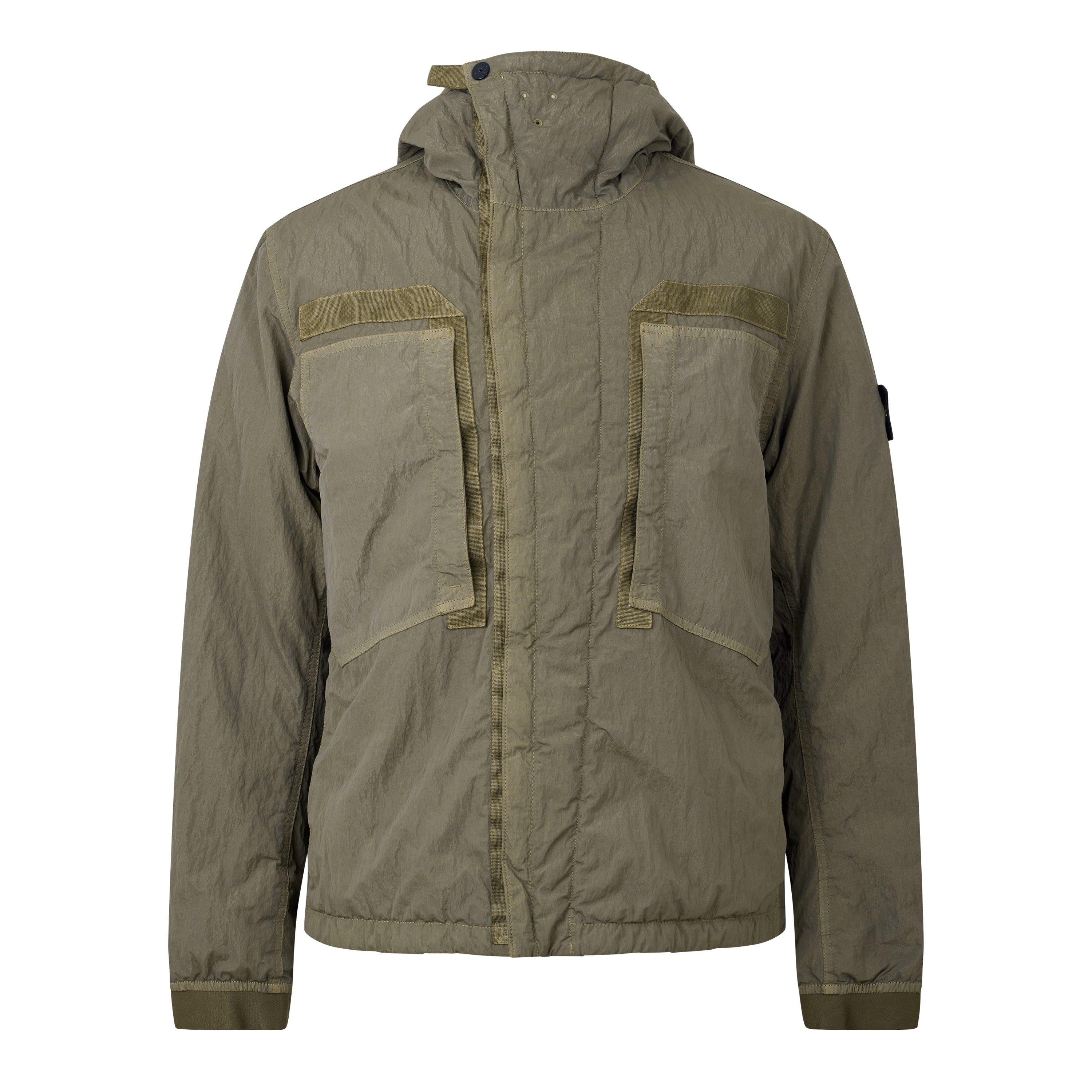 Mil Green V005G - Stone Island - Stone Warp Rib Parka Sn64 - 1