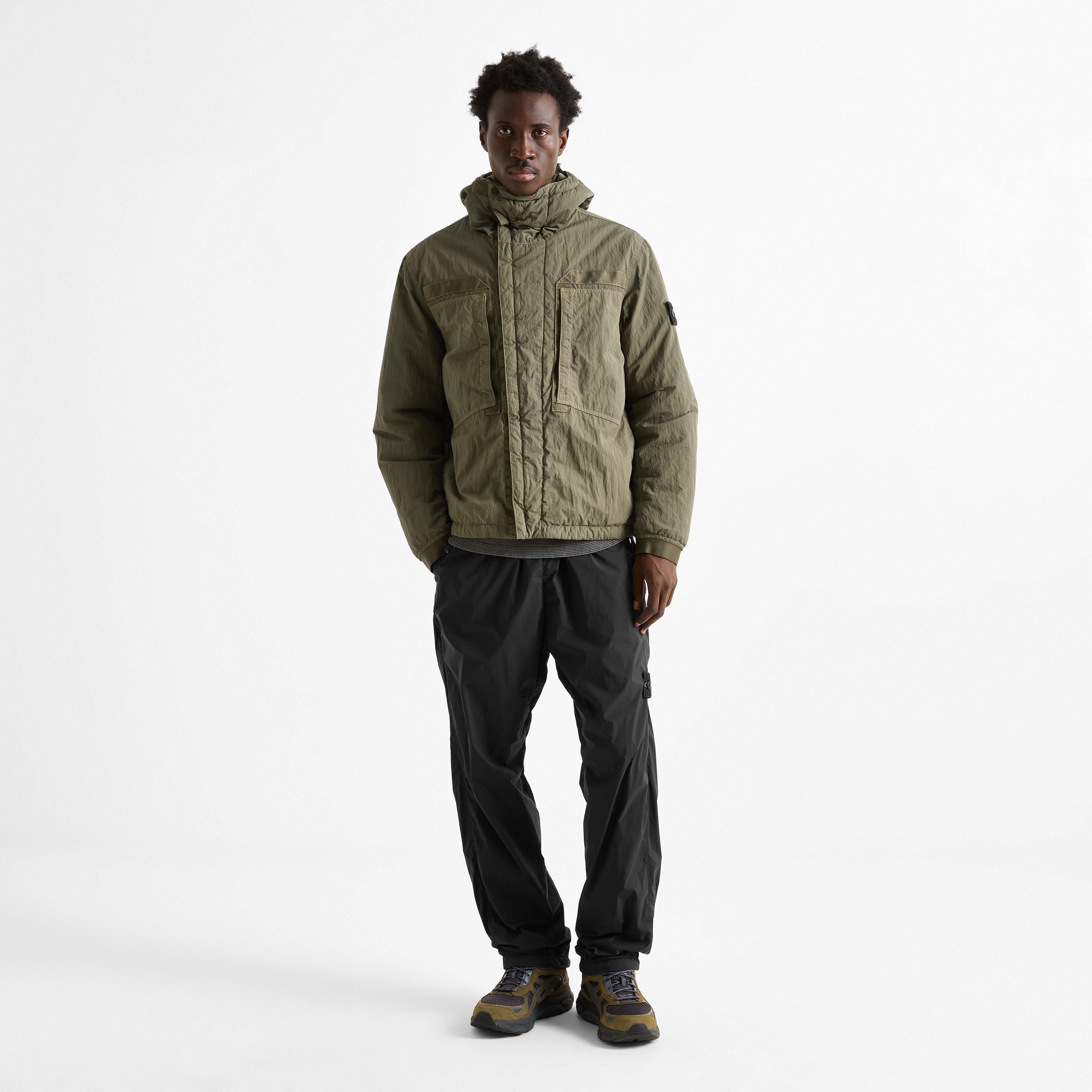Mil Green V005G - Stone Island - Men's Warp Rib Parka - 6