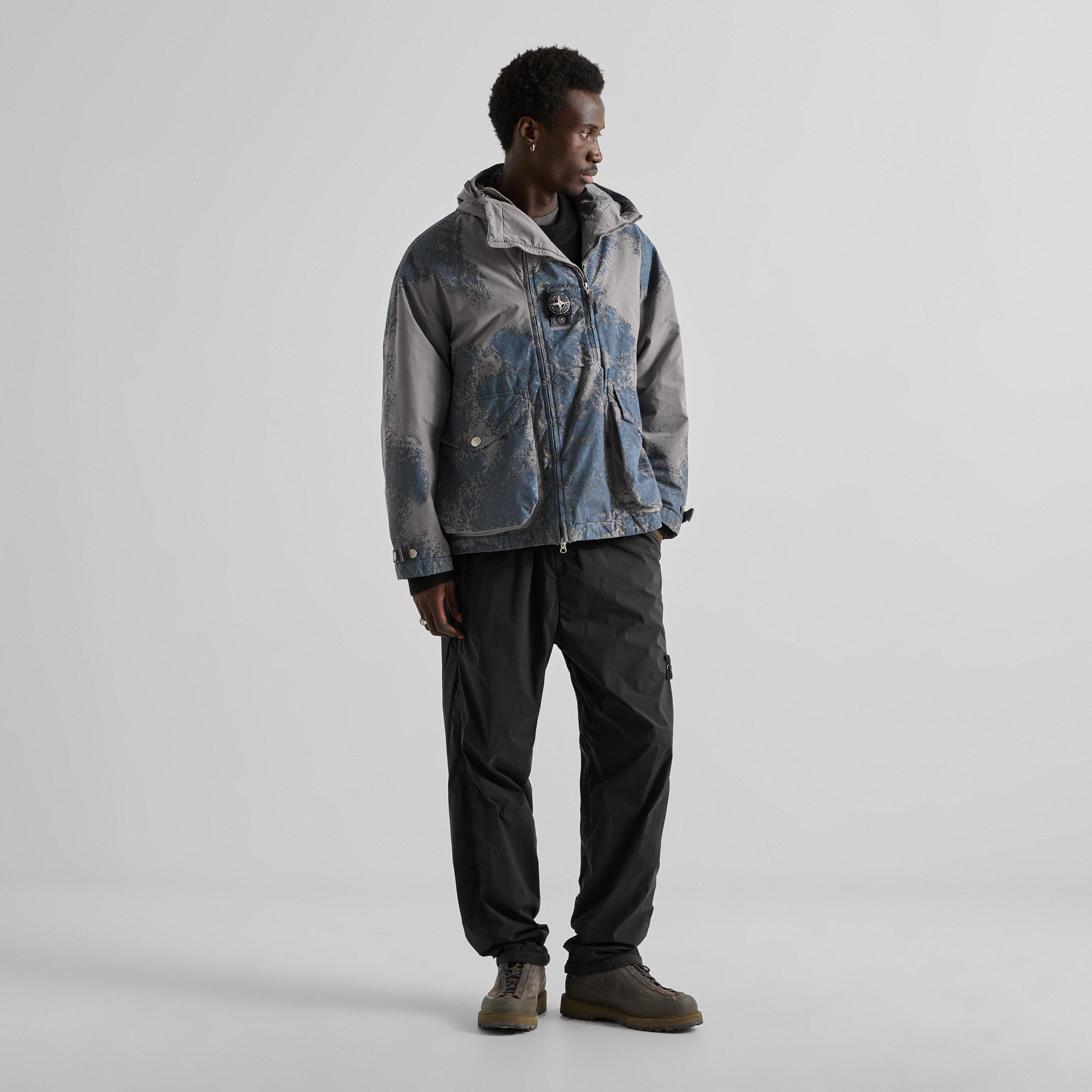 Grey V0060 - Stone Island - Men's Hand-Painted Parka - 6