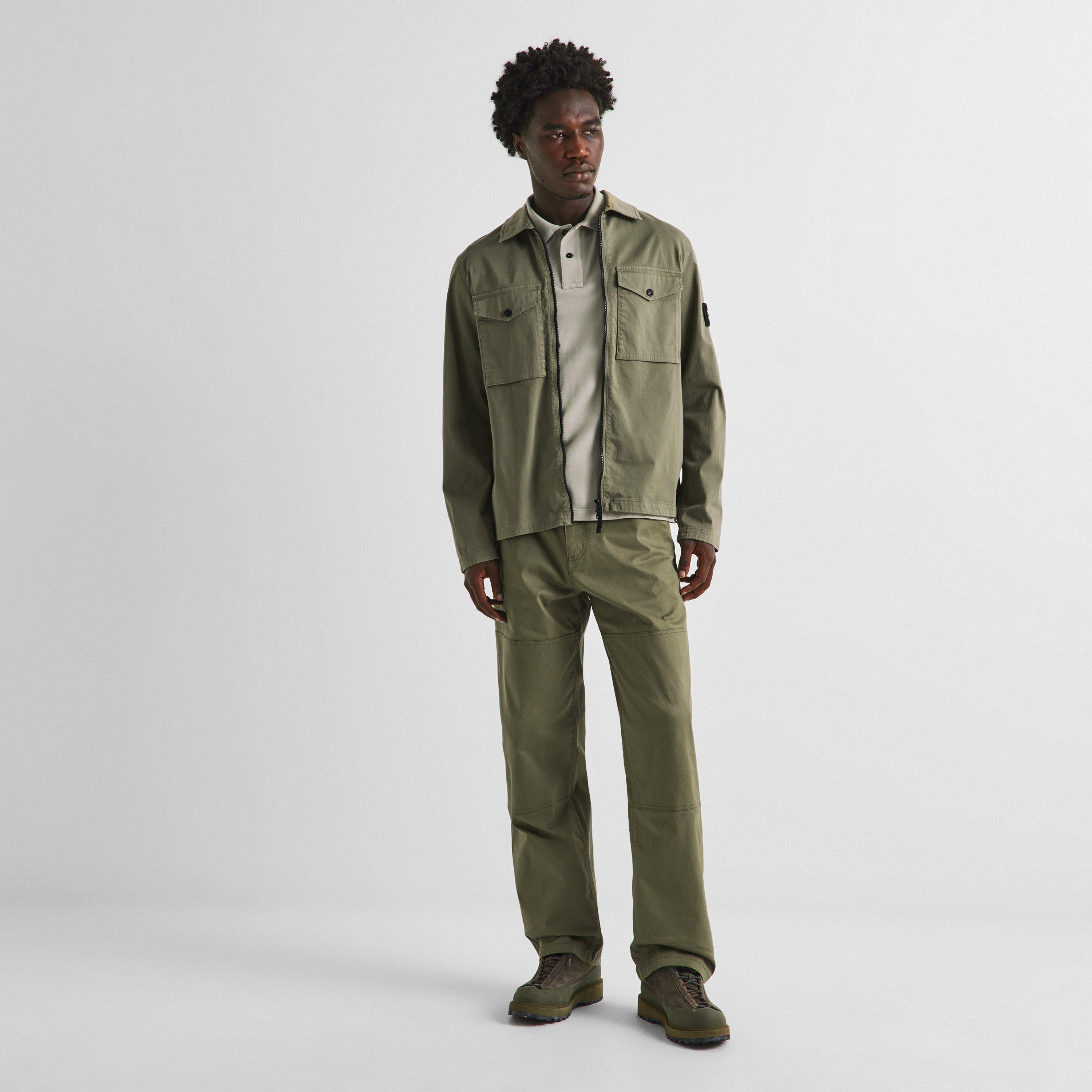Mil Green V005G - Stone Island - Stone GD Overshirt Sn64 - 6
