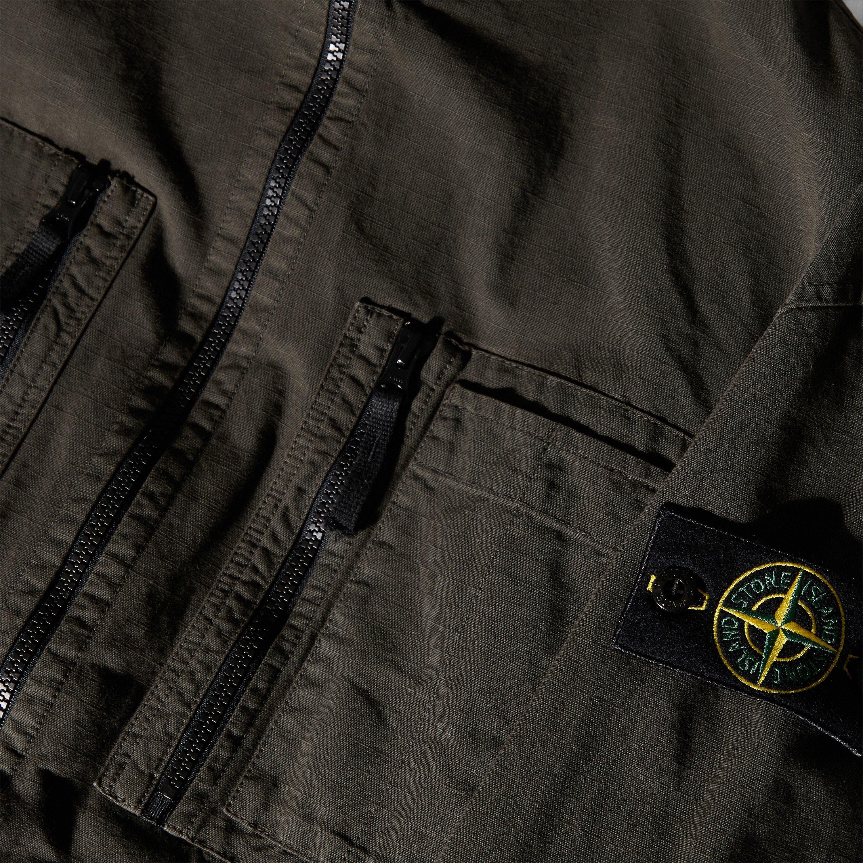 Coal Grey V0078 - Stone Island - Stone Ripstop Oshirt Sn64 - 3