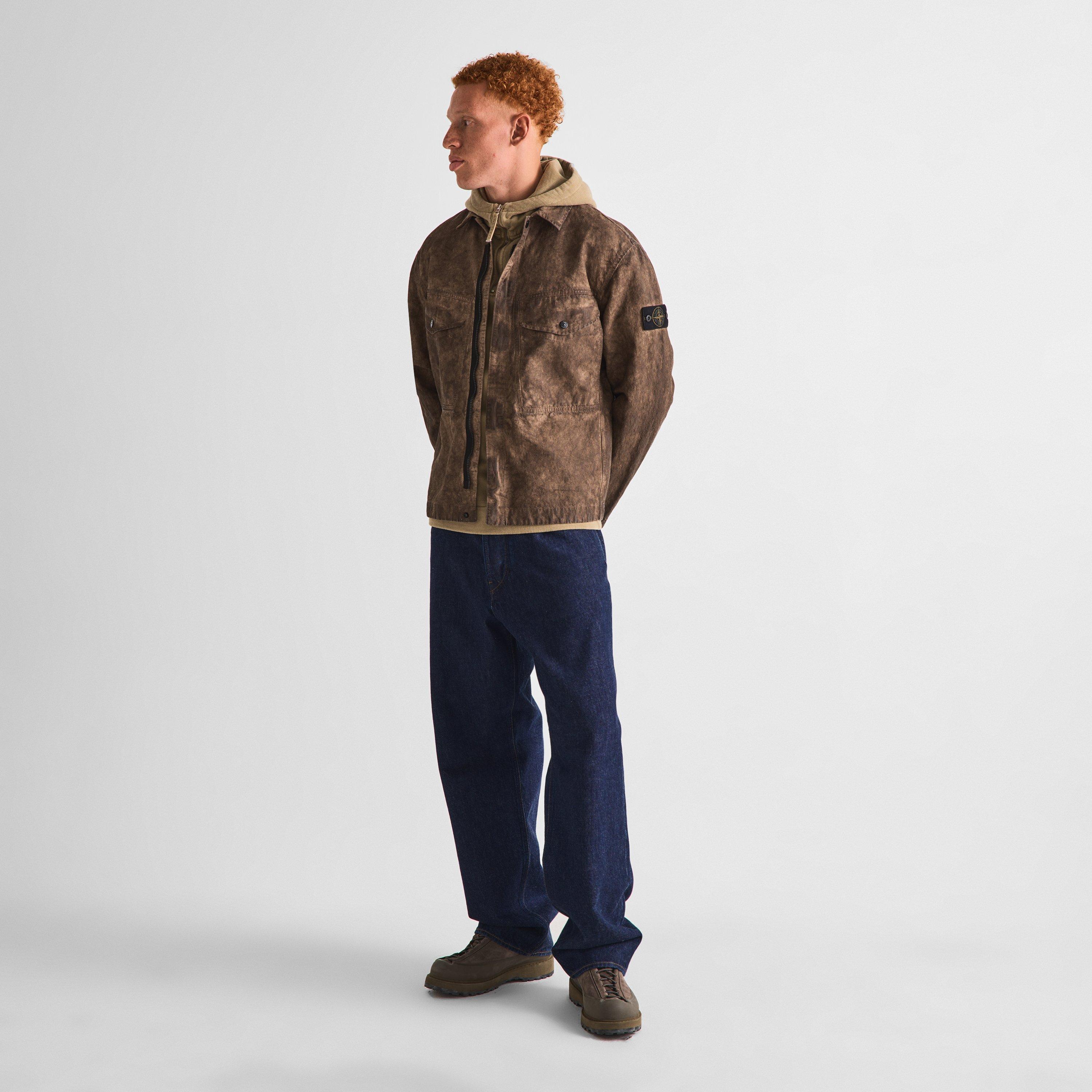 Lead Grey V0062 - Stone Island - Men's Corduroy Overshirt - 6