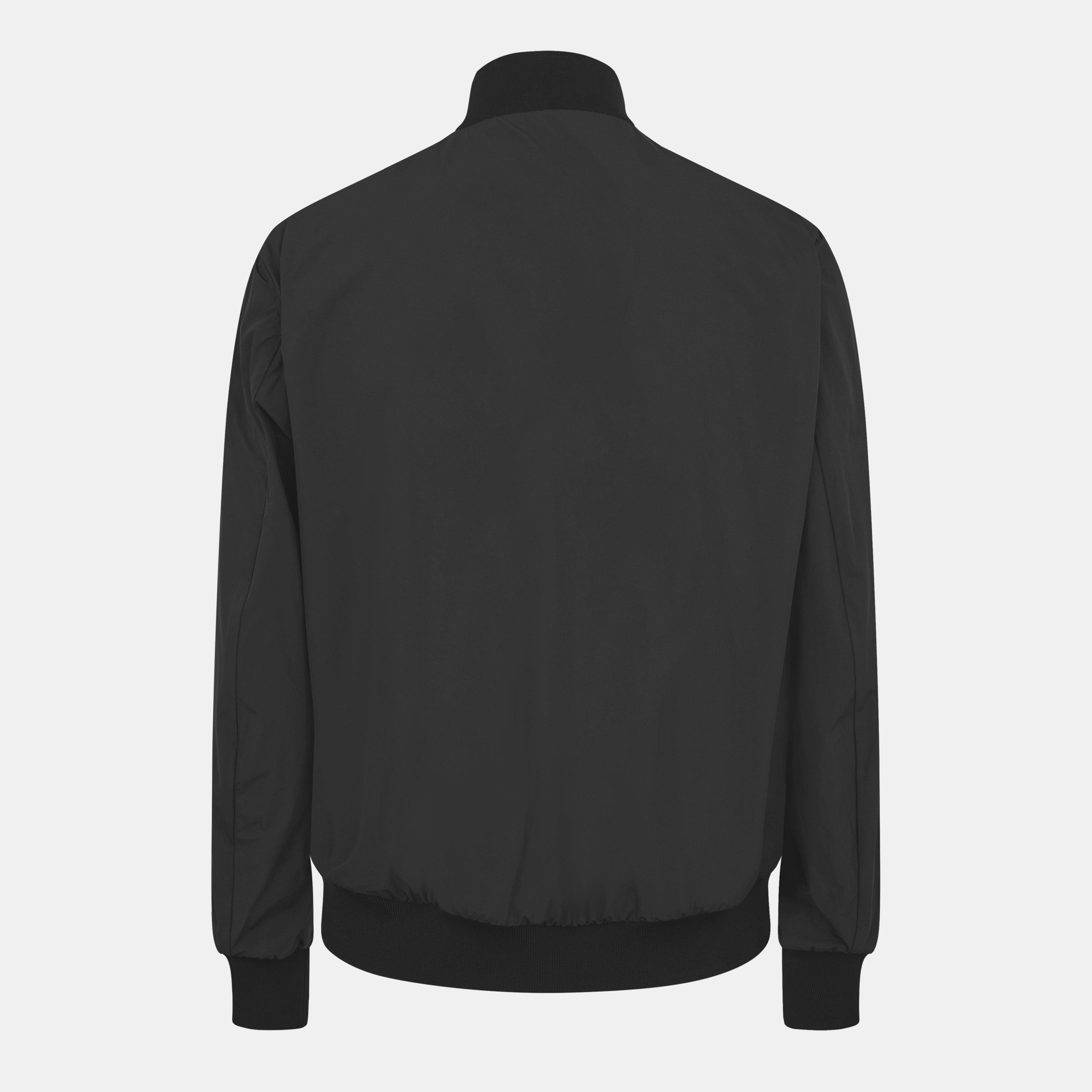 Black 999 - Moncler - Men's Grammont Long Sleeve Full Zip 2 Pockets Bomber Jacket - 2