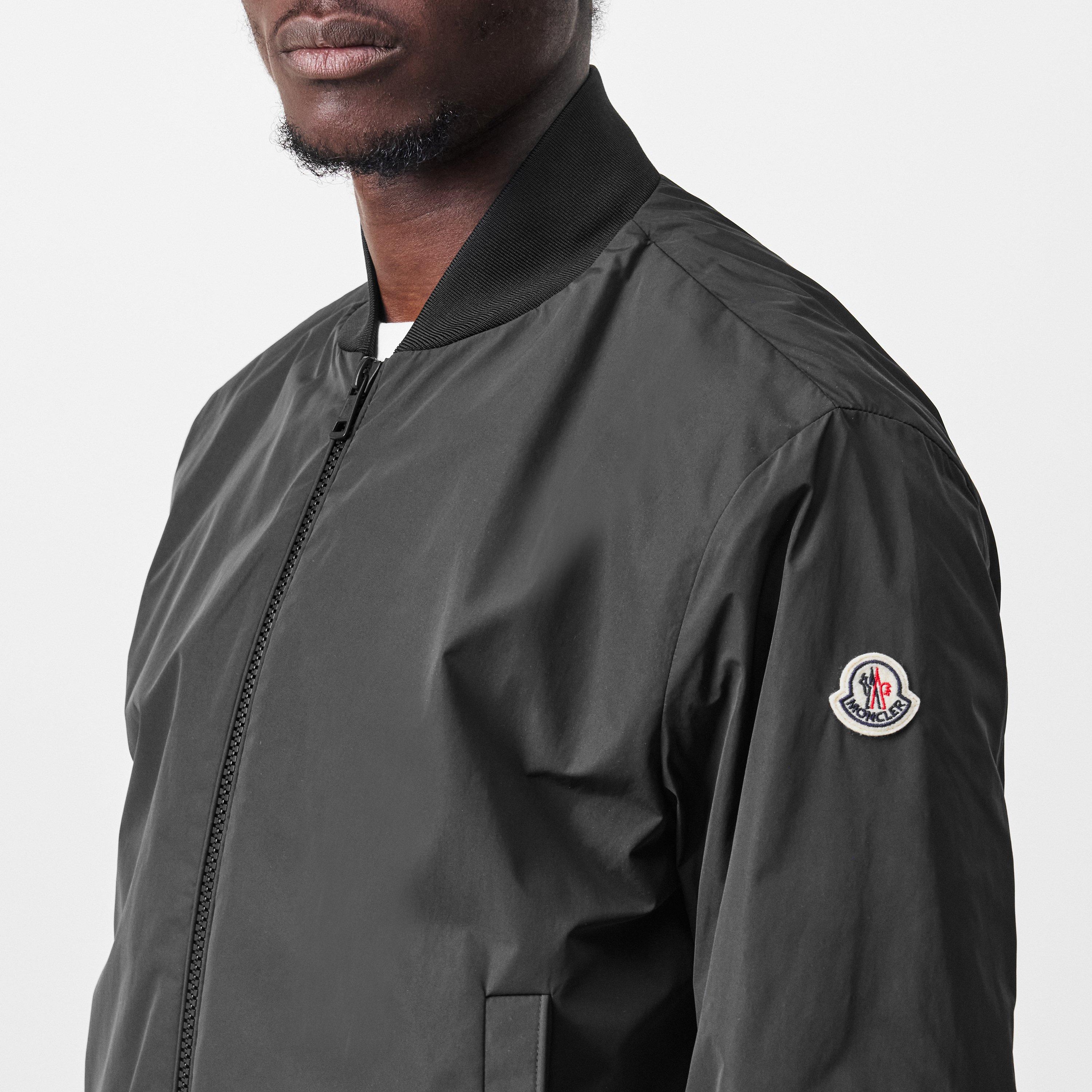 Black 999 - Moncler - Men's Grammont Long Sleeve Full Zip 2 Pockets Bomber Jacket - 5