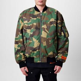 Heron Preston Canvas Bomber Jacket