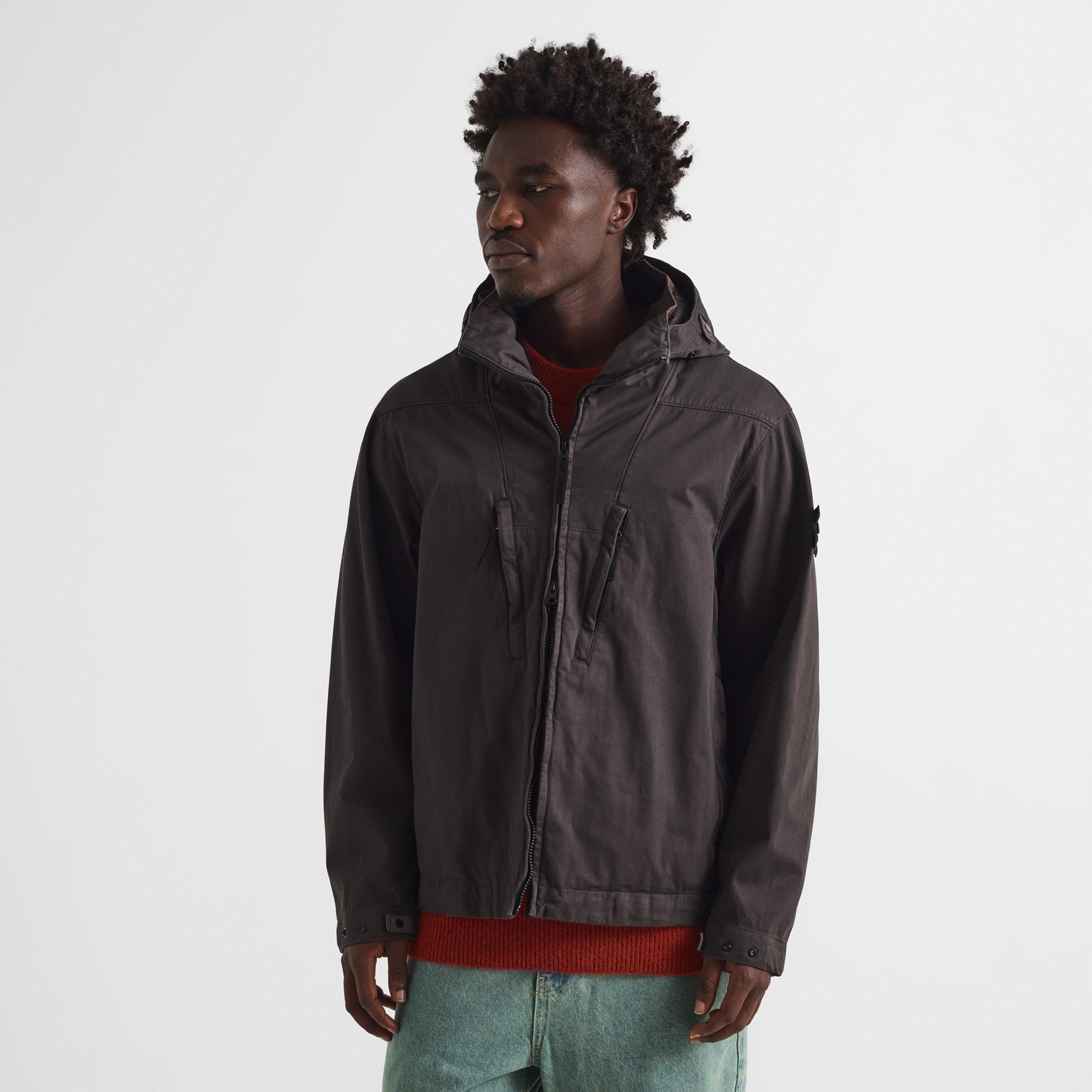 Lead Grey V0062 - Stone Island - Men's Raso Cotton Overshirt - 3