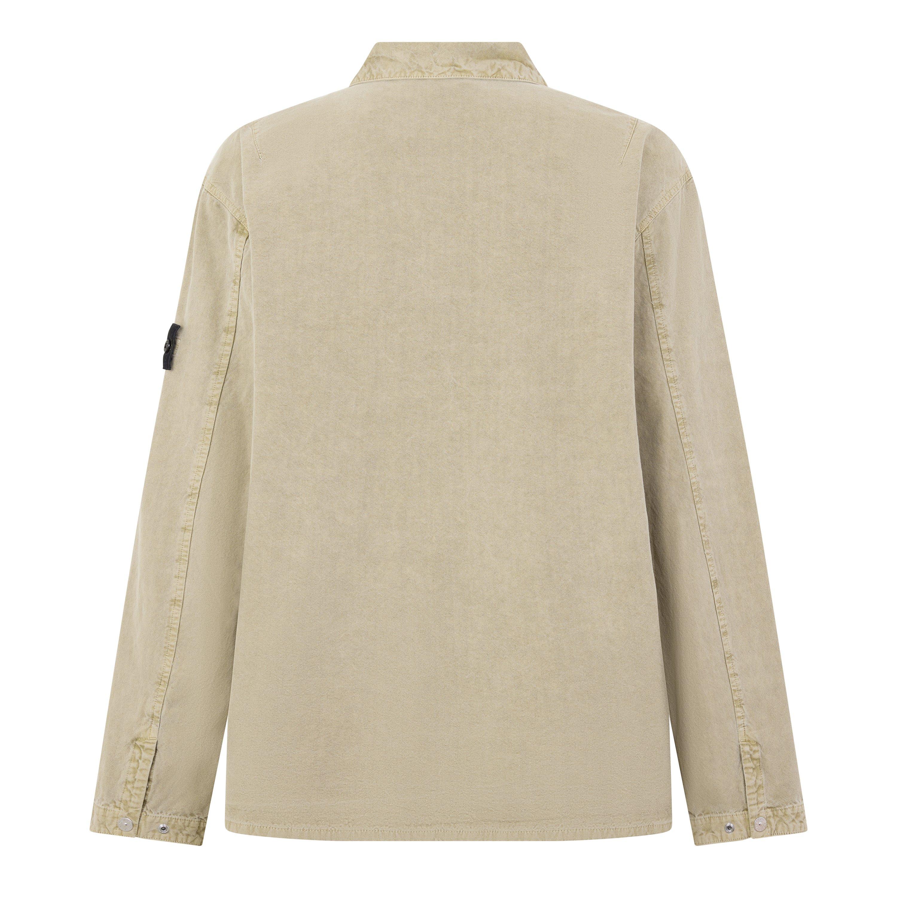 Mil Green V005G - Stone Island - Men's CL Cotton Overshirt - 2