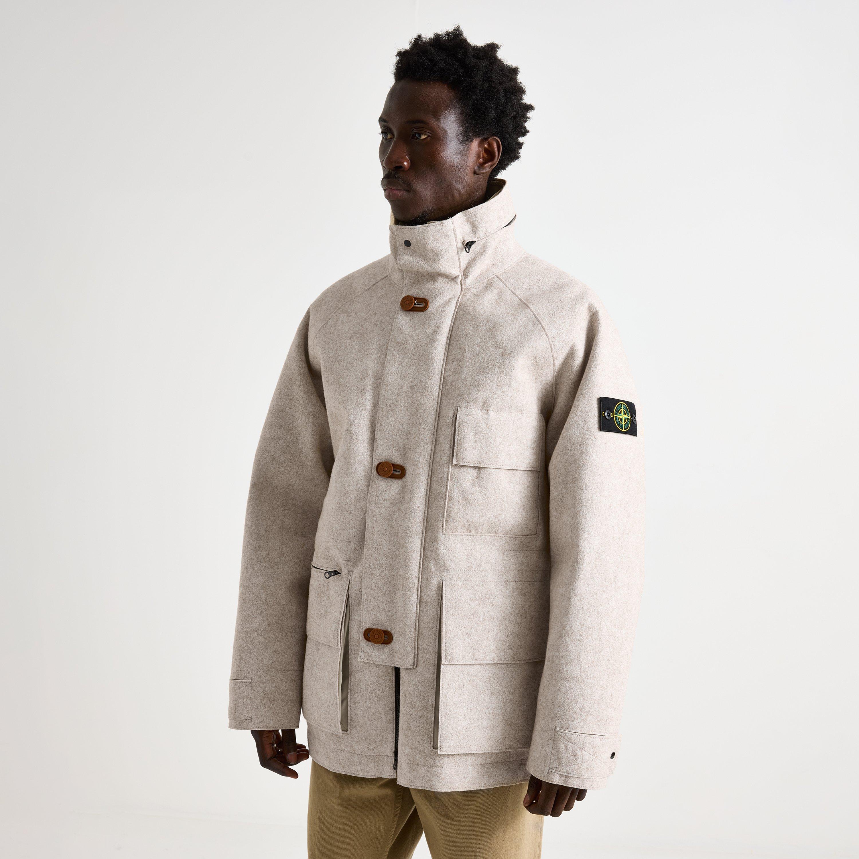 Buiscuit V0094 - Stone Island - Men's Panno Wool Parka - 3