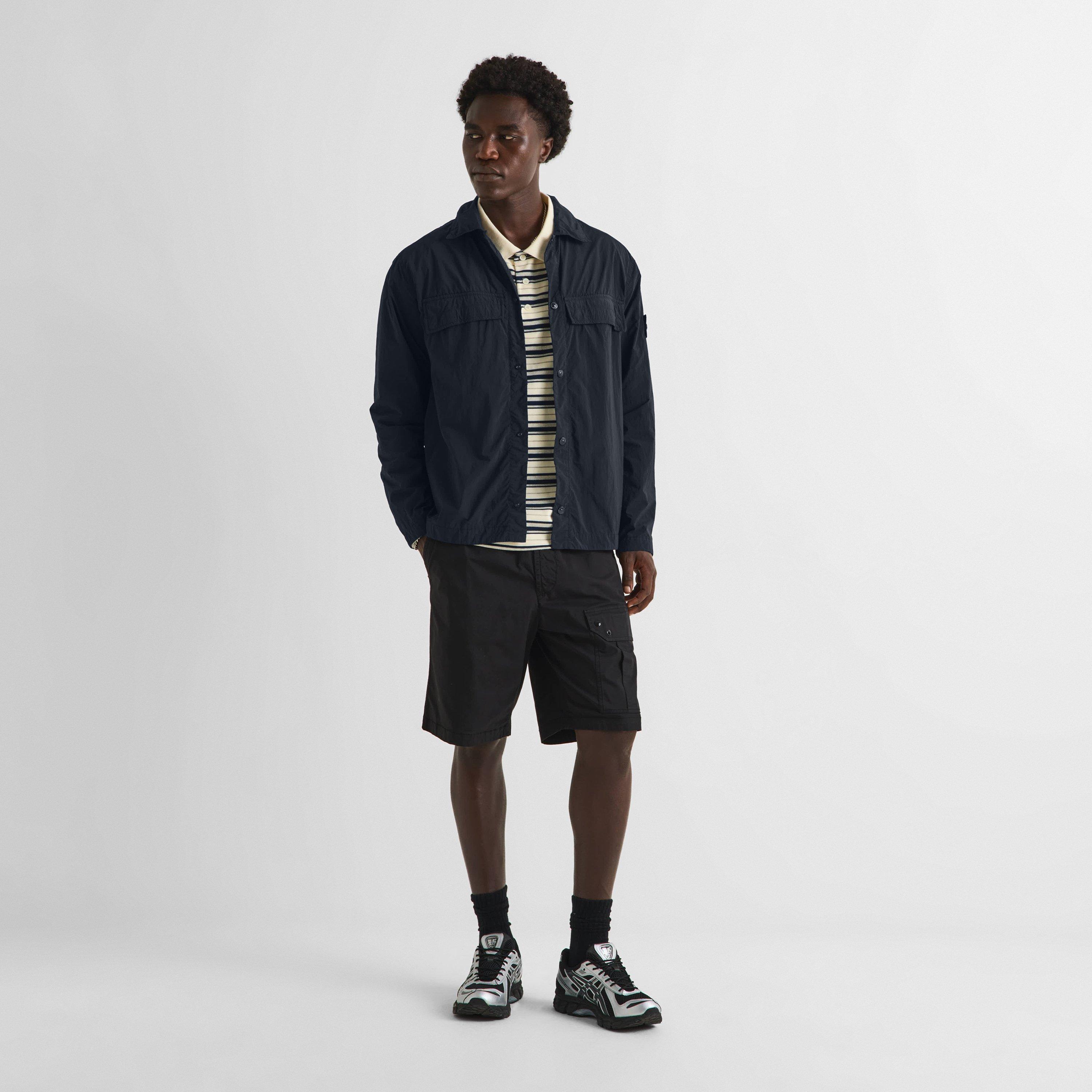 Navy V0020 - Stone Island - SI GHOST OVERSHIRT - 6