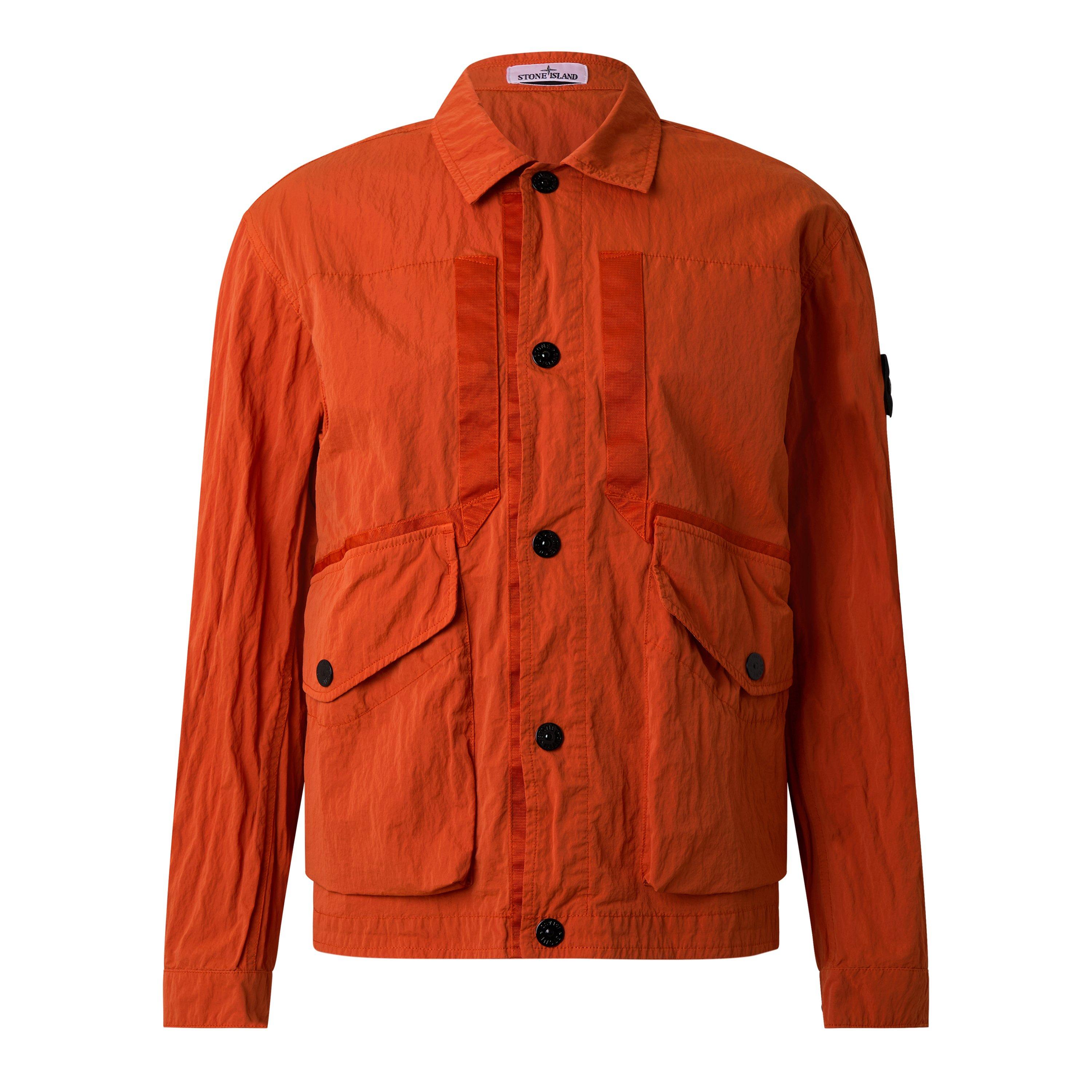 Stone Island Stone Warp Rib GD Co Sn64 - B Orange V003B - XL