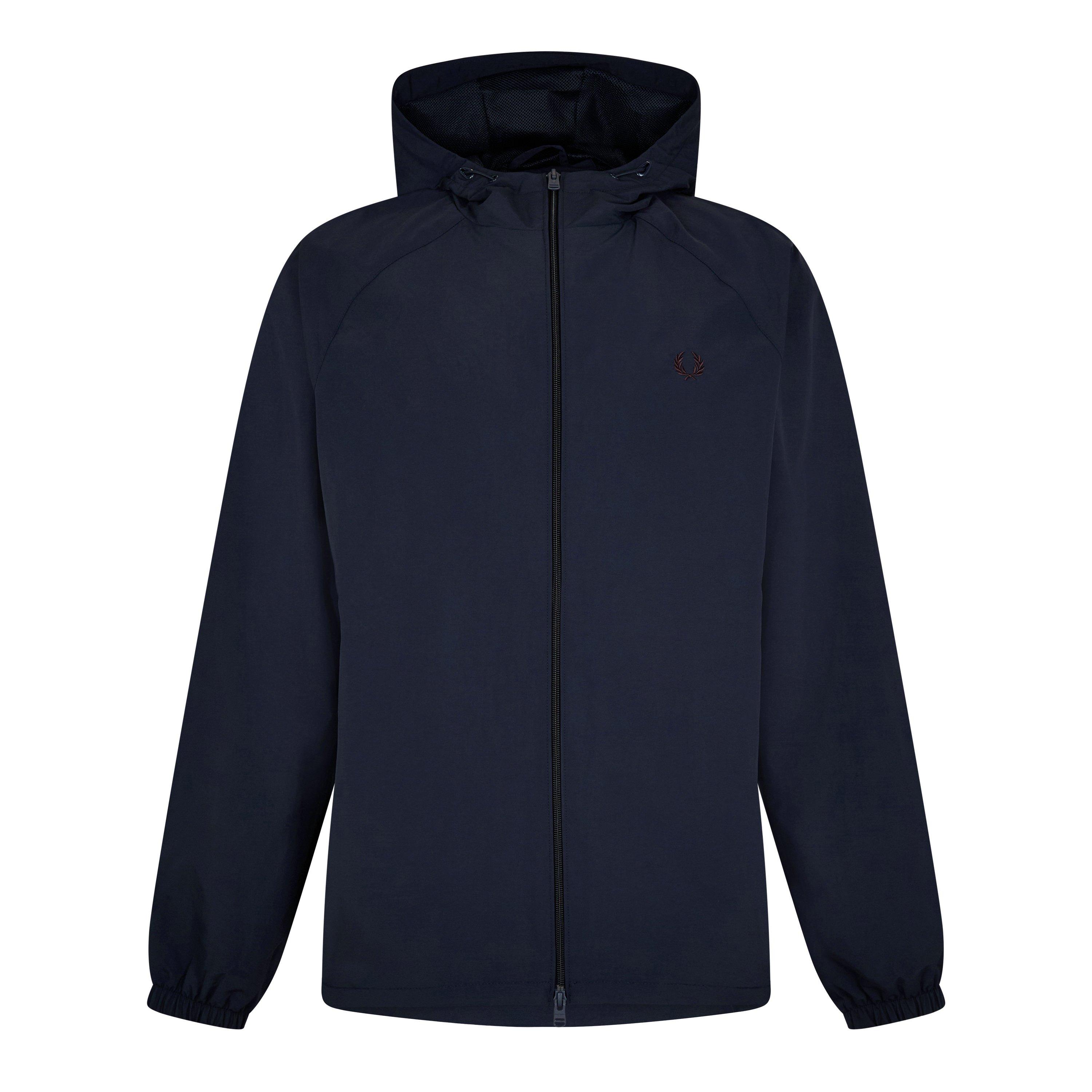 Navy 608 - Fred Perry - Men's  Water-Resistant Shell Rain Anorak - 7