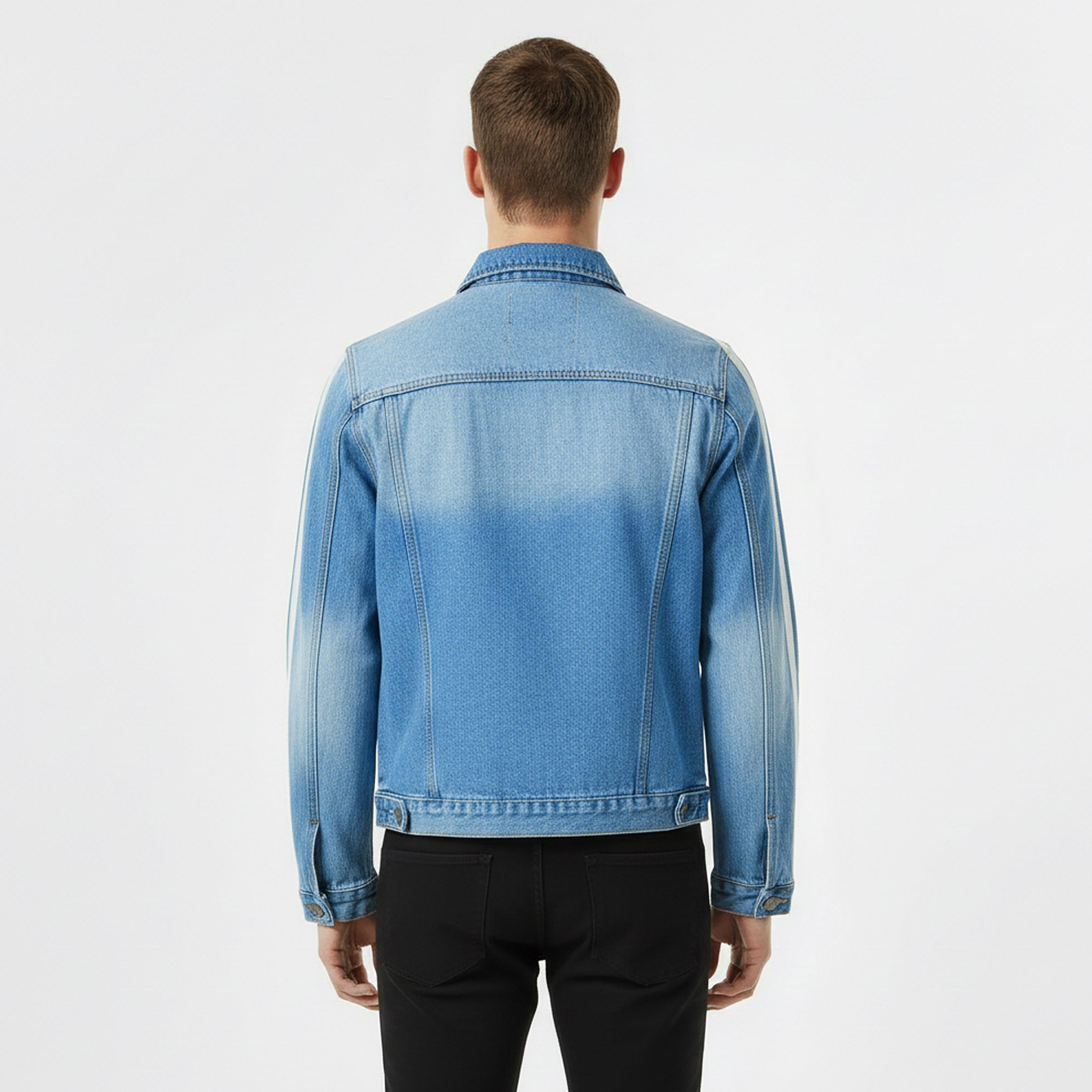 Plava - Criminal Damage - CriminalDamage Tape Denim Jacket Mens - 4