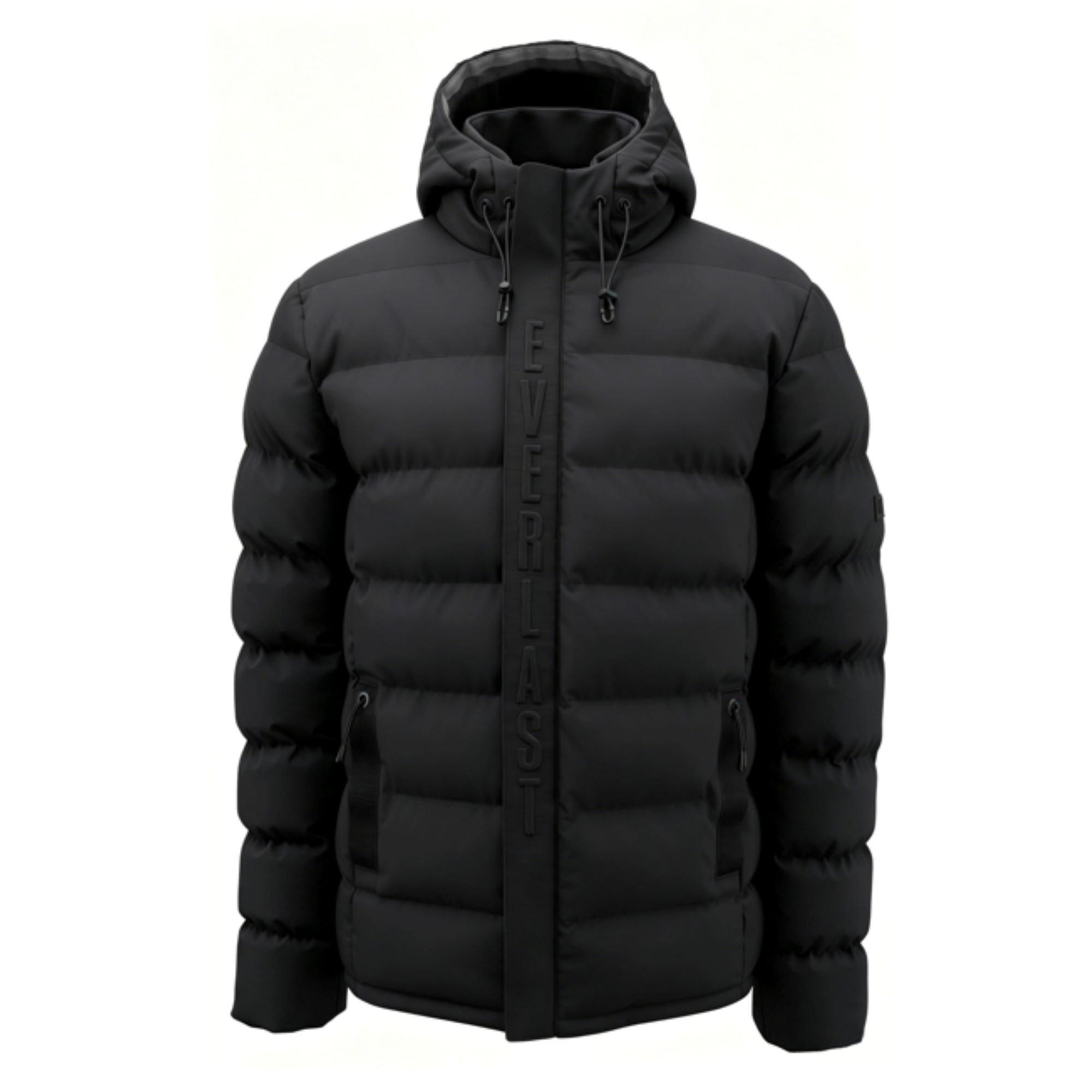 Everlast Men's Short Puffer Jackets - Black - L