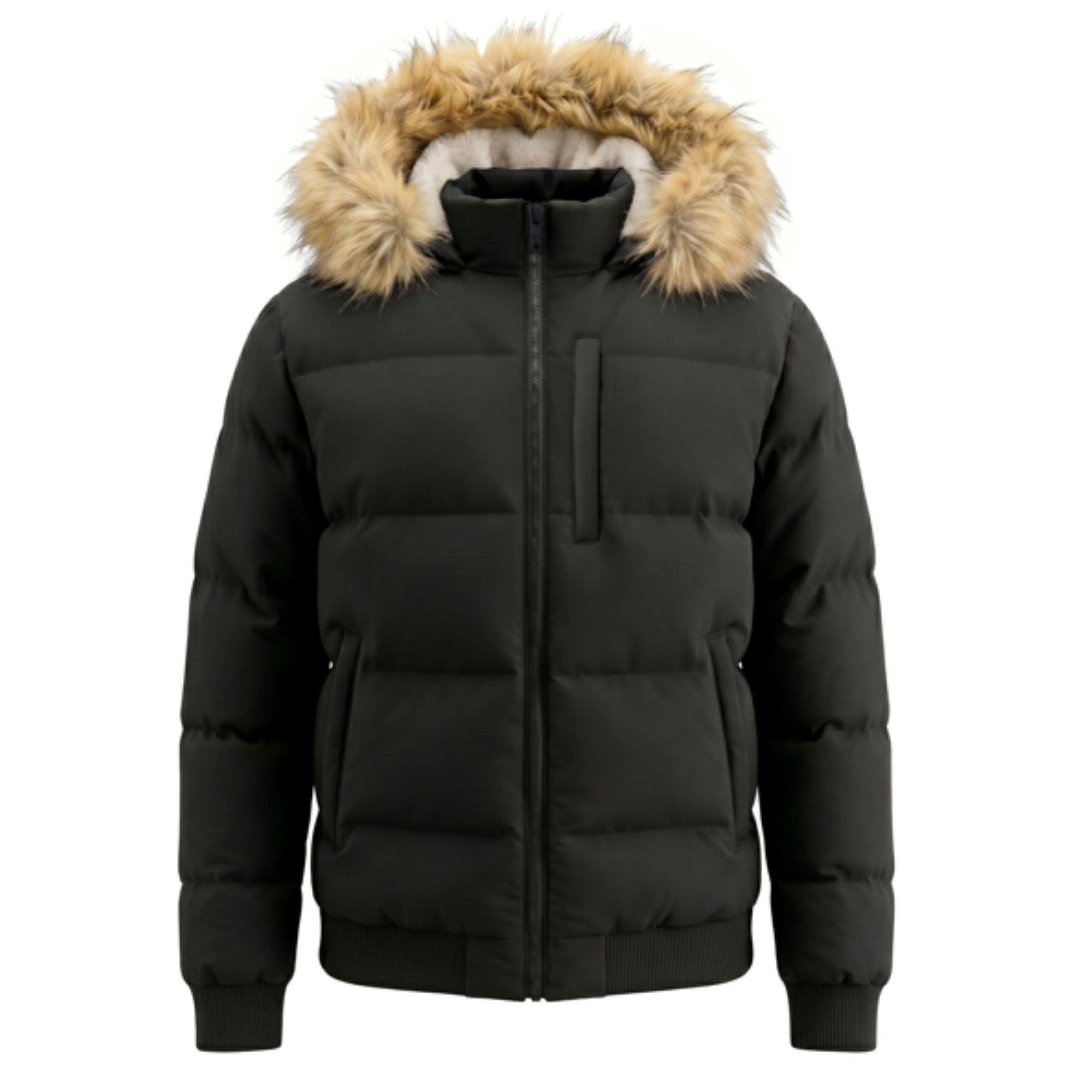 Zwart - SoulCal - SoulCal 2Zip Bomber Jacket Mens - 1