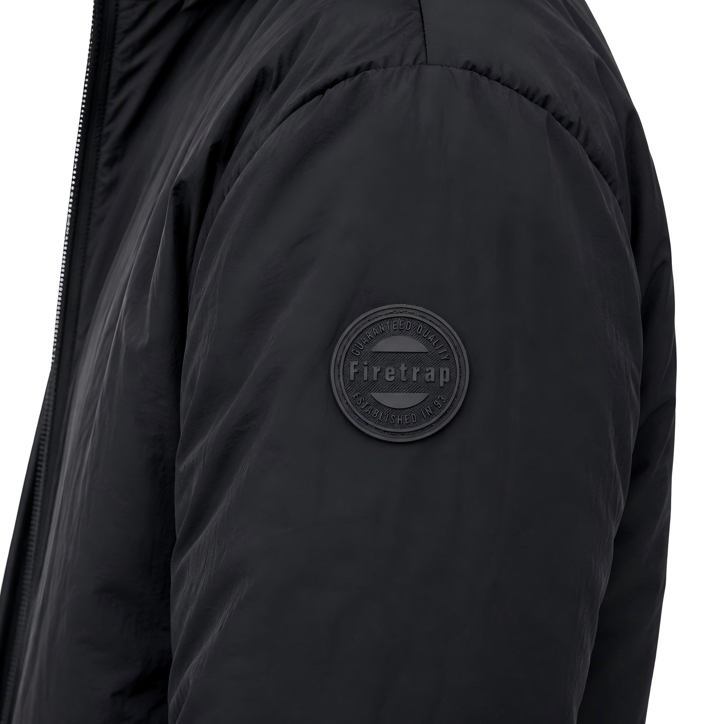 Black - Firetrap - Firetrap Mens Crinkle Jacket - 4