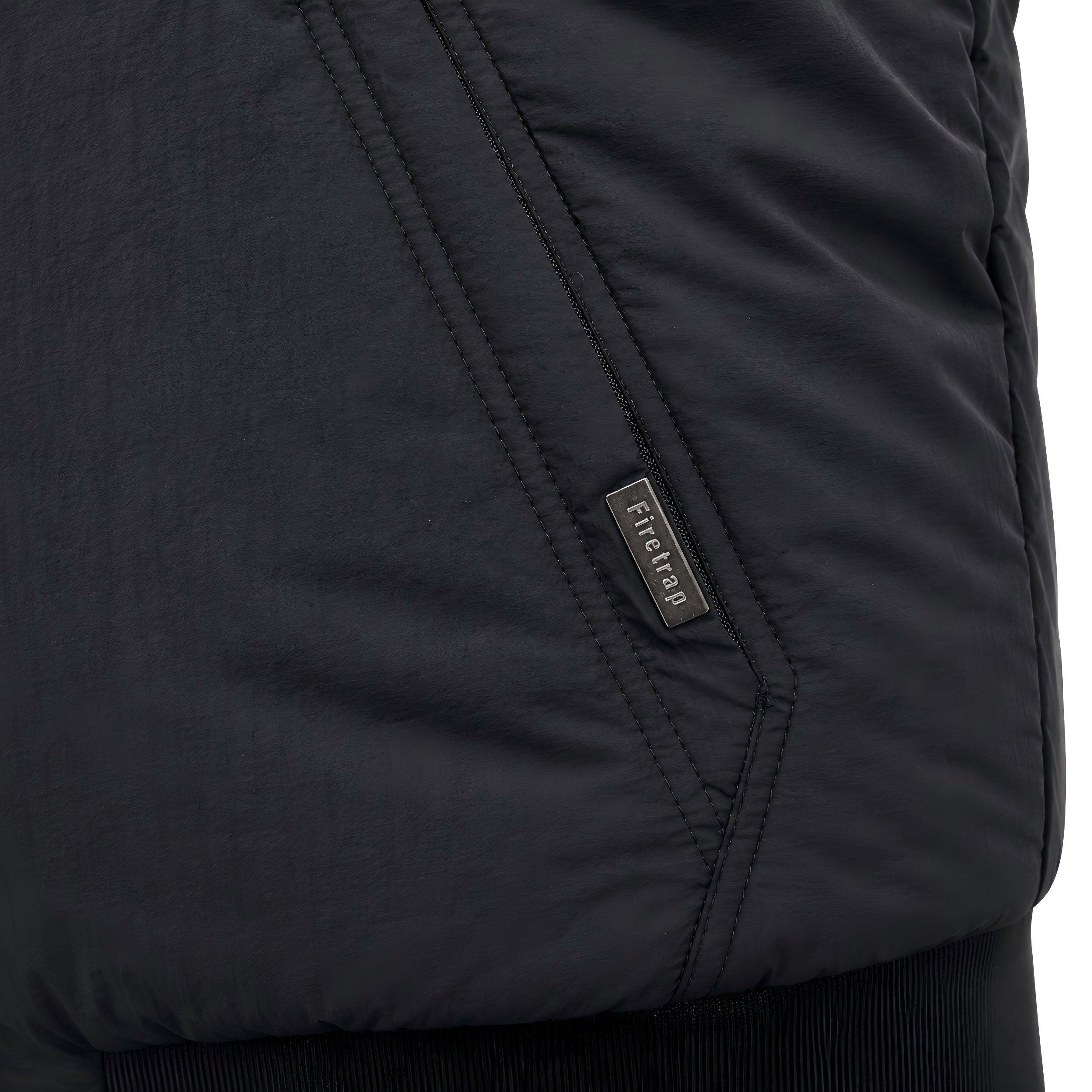 Black - Firetrap - Firetrap Mens Crinkle Jacket - 6