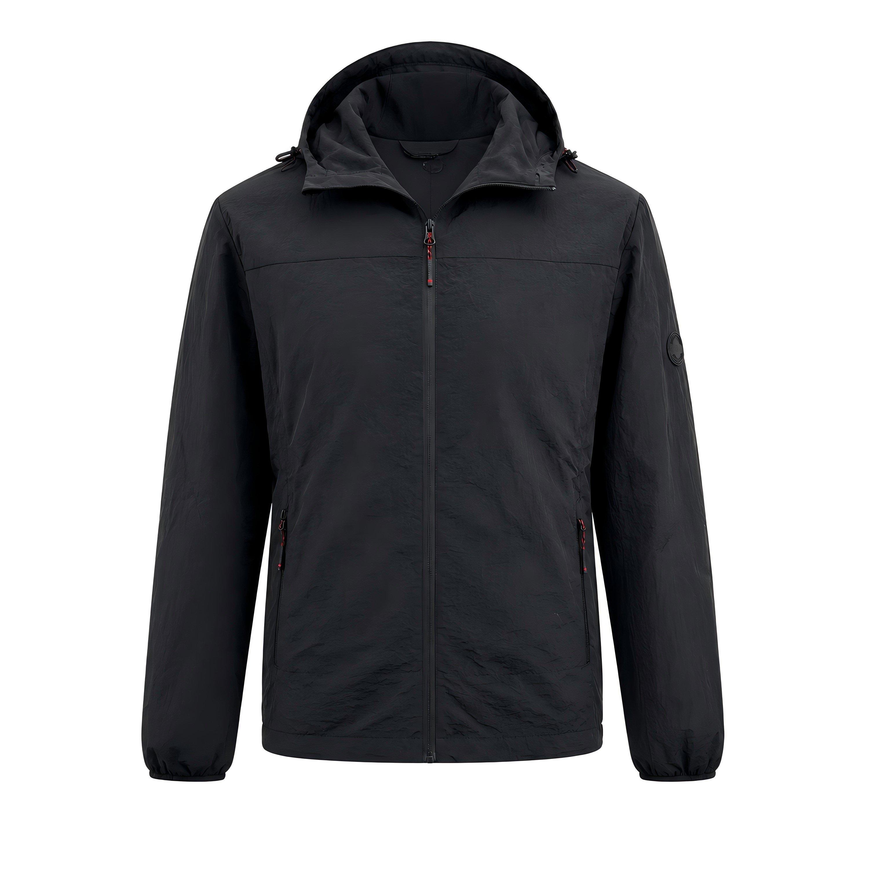 Black - Firetrap - Firetrap Mens Windbreaker jacket - 1