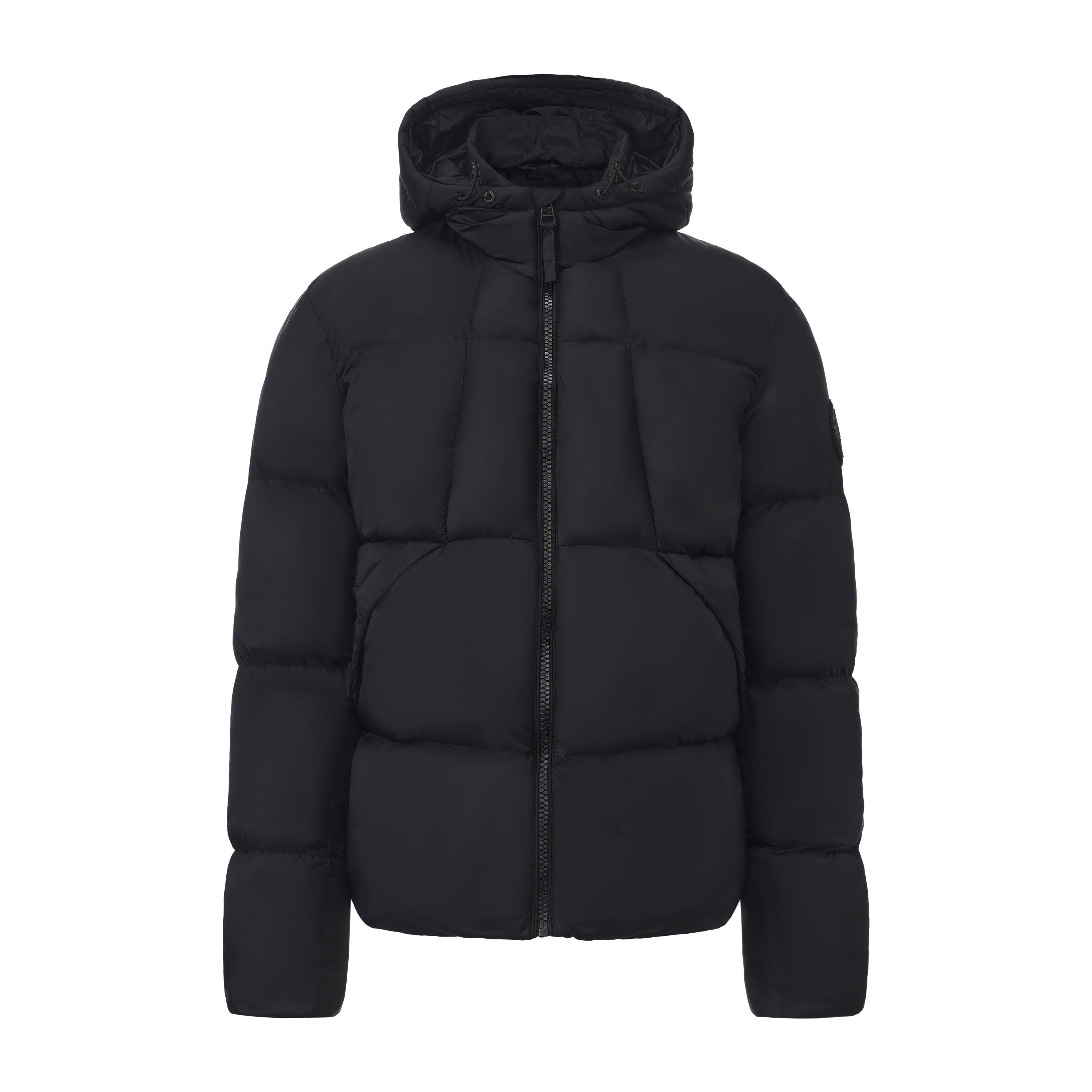 Black - Pretty Green - Pretty Green Short Puffer Jacket Mens - 1