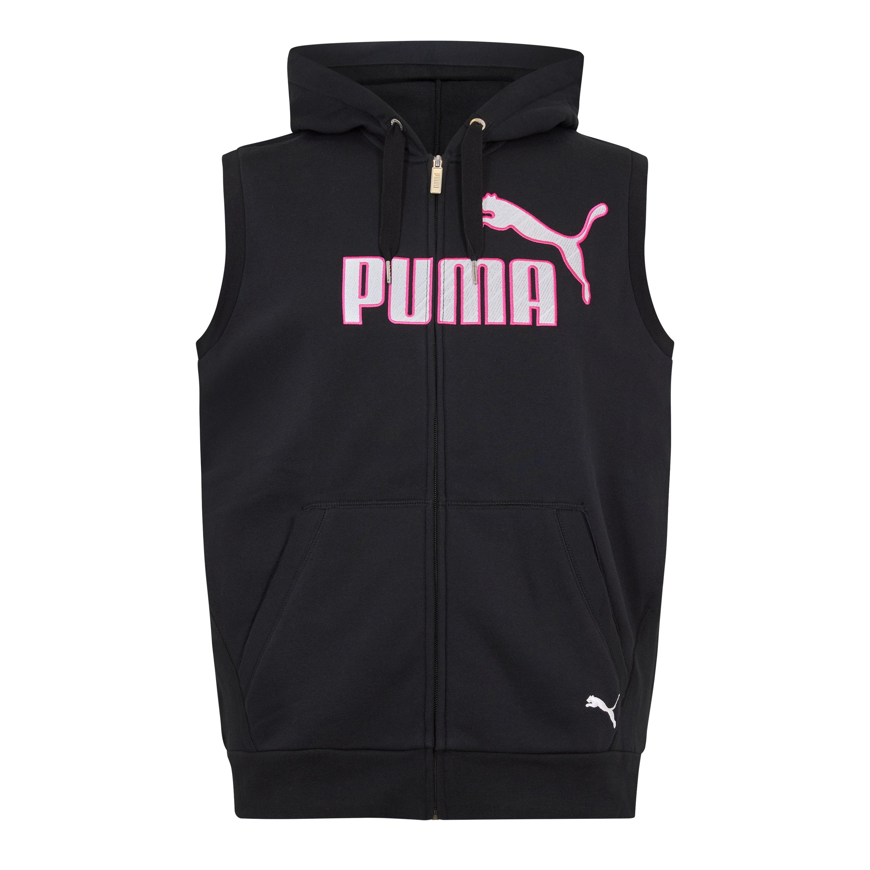 Black - Puma - Sl Hooded Sweat Mens - 1